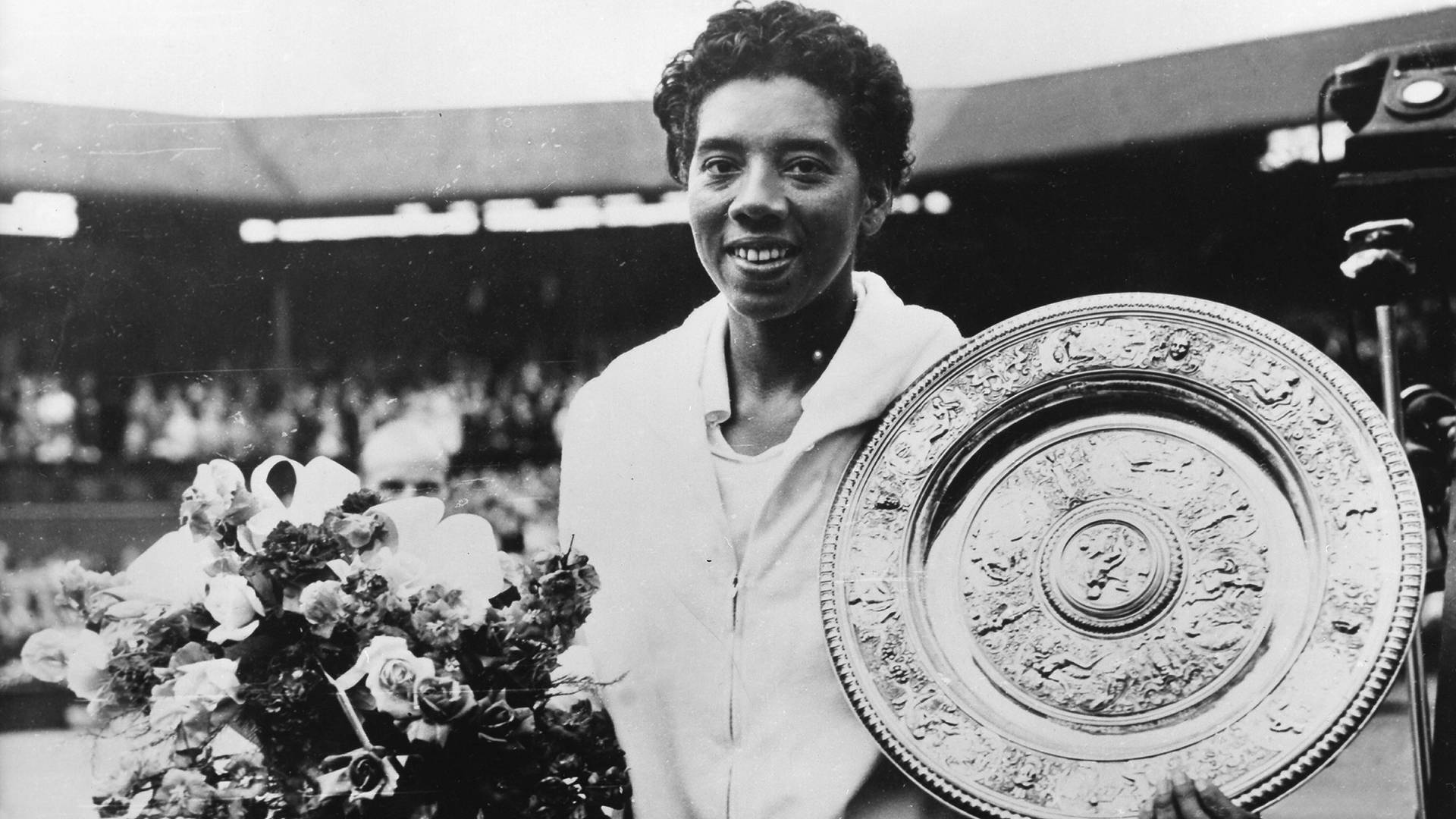 Althea Gibson - Trailblazer In Tennis Background