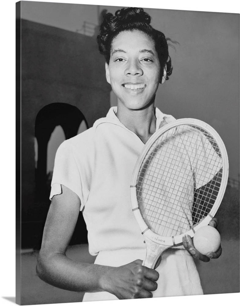 Althea Gibson Women's Single Tennis Background