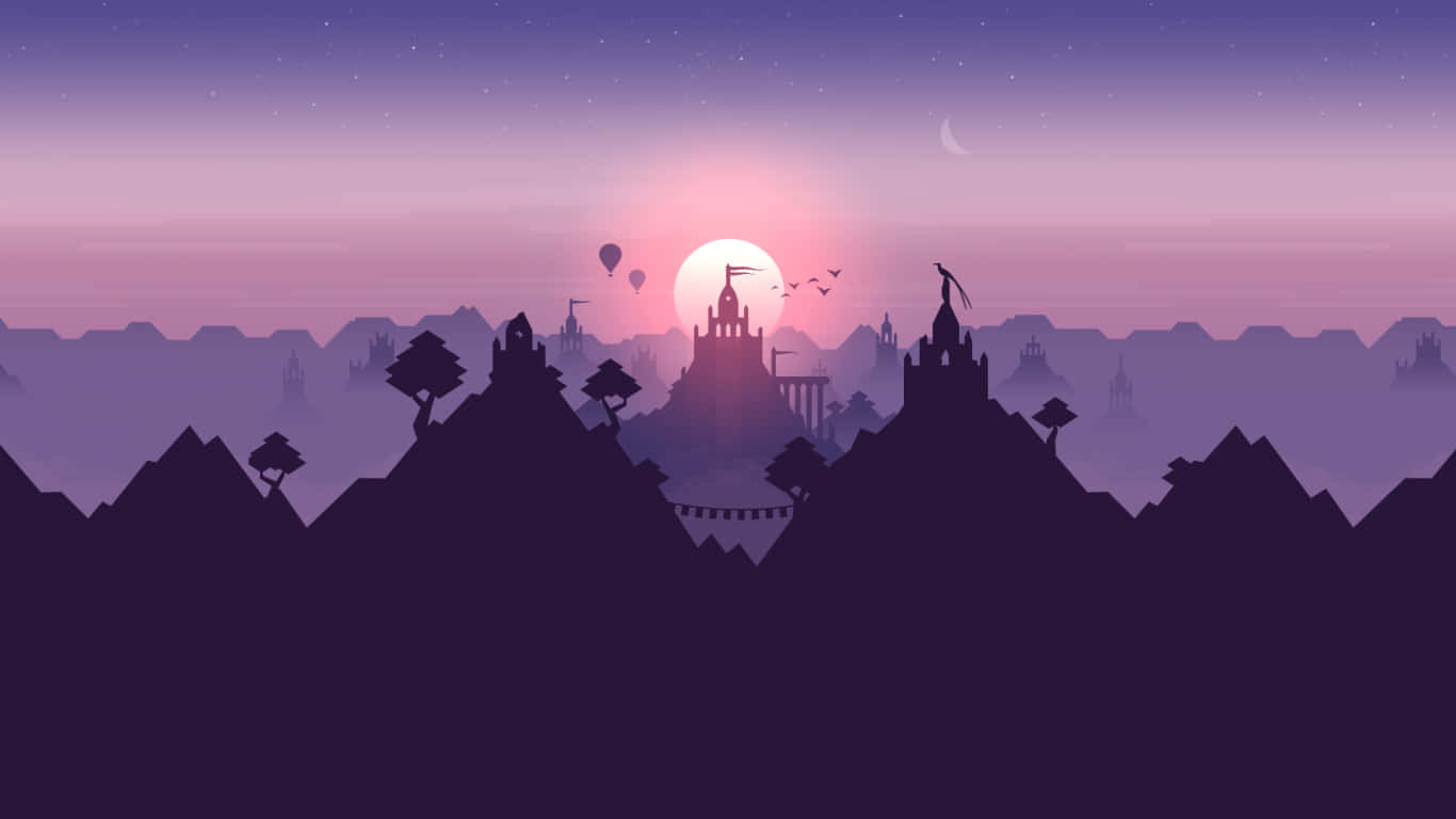 Alto's Odyssey 1366x768 Minimalist Background