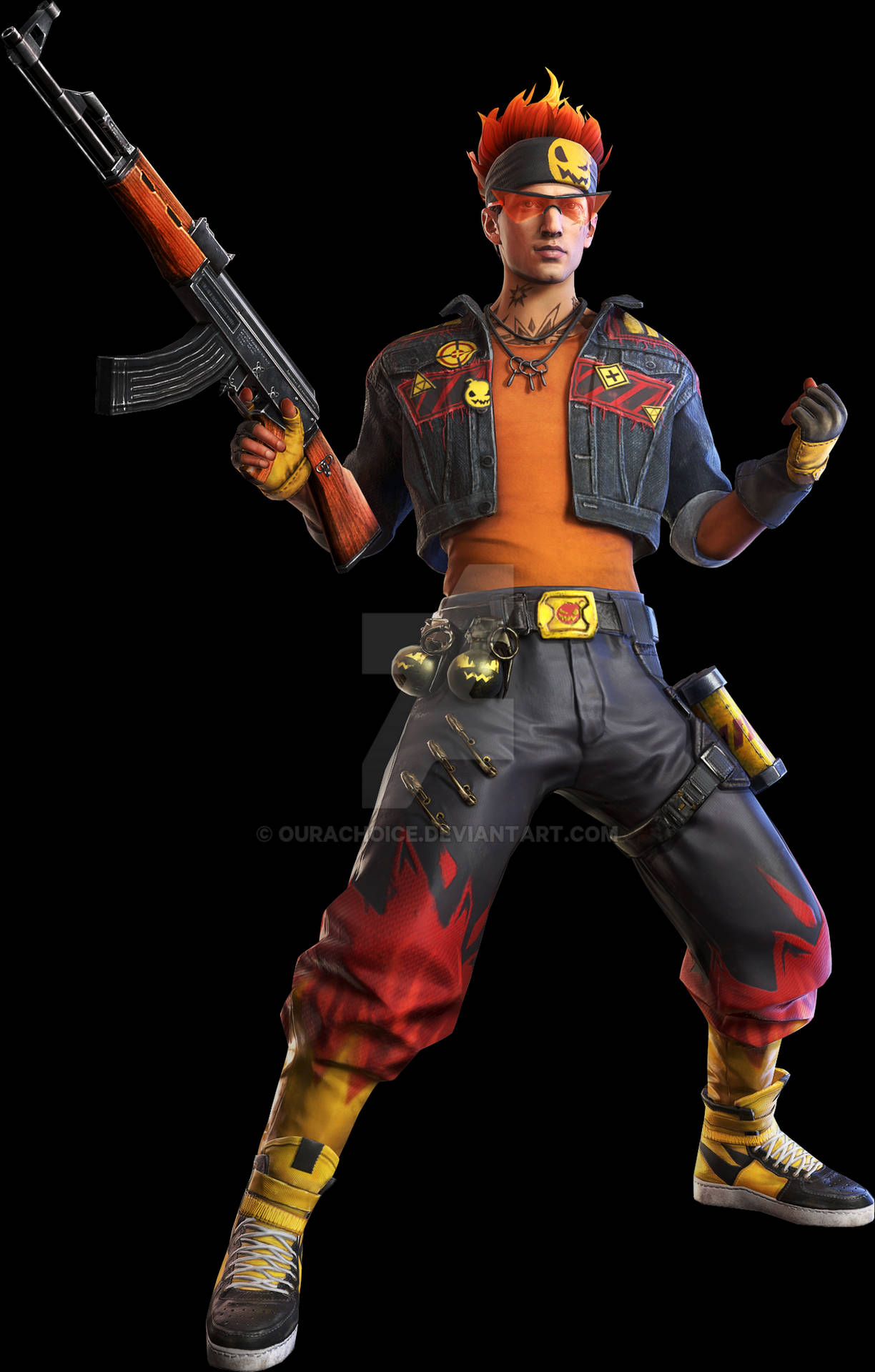 Alvaro As Free Fire Character Background