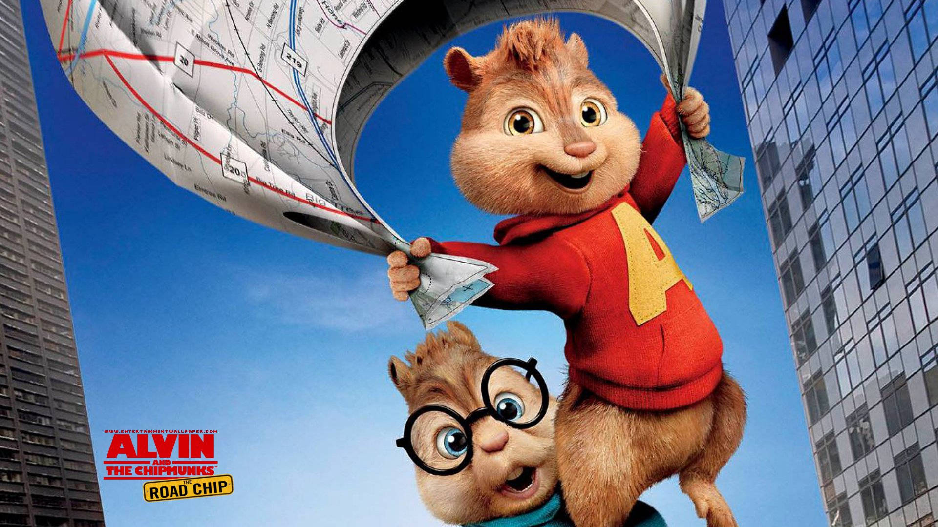 Alvin And The Chipmunks Map Parachute