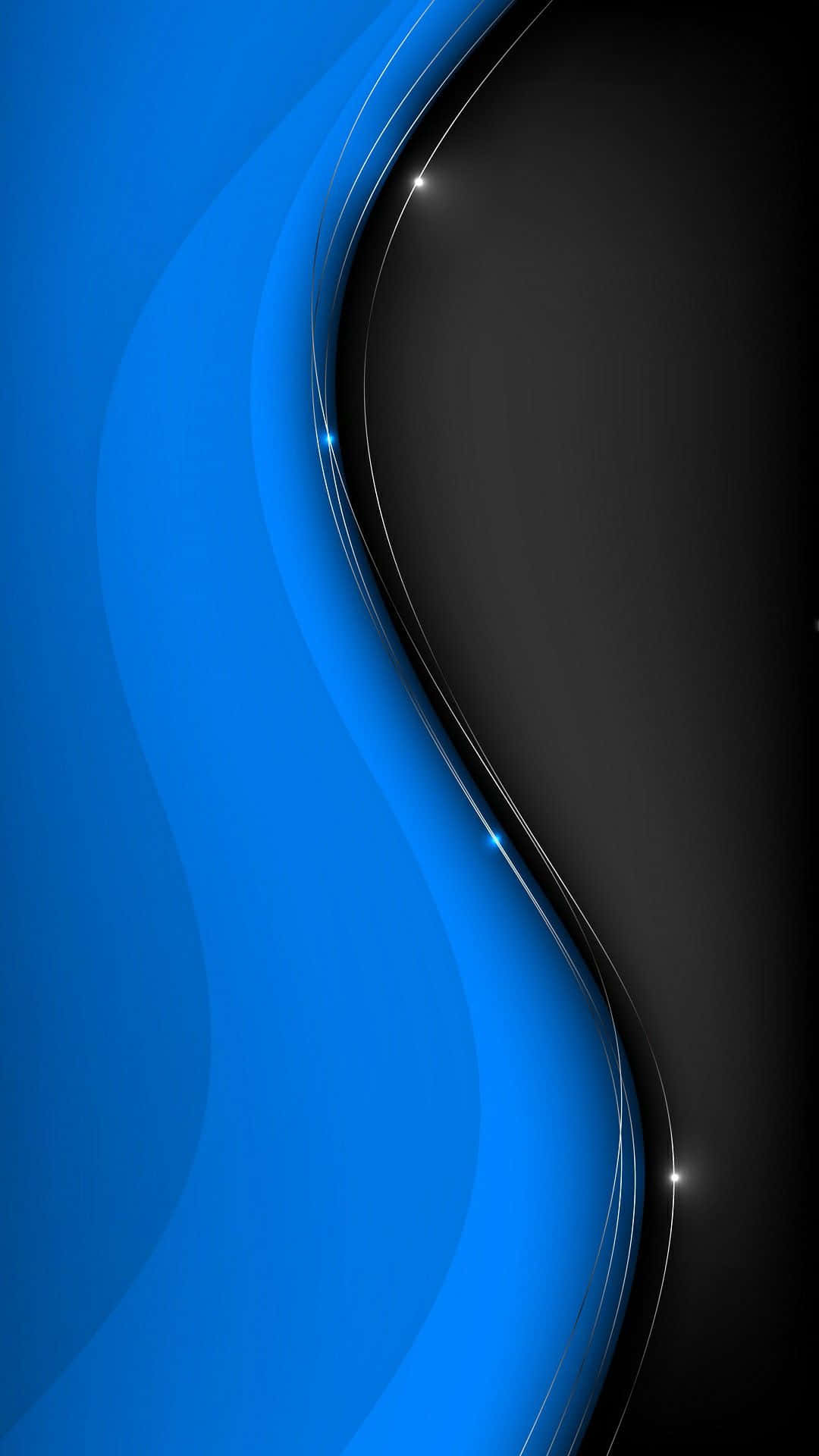 Always Stay Ahead Of The Game With The Black And Blue Iphone Background