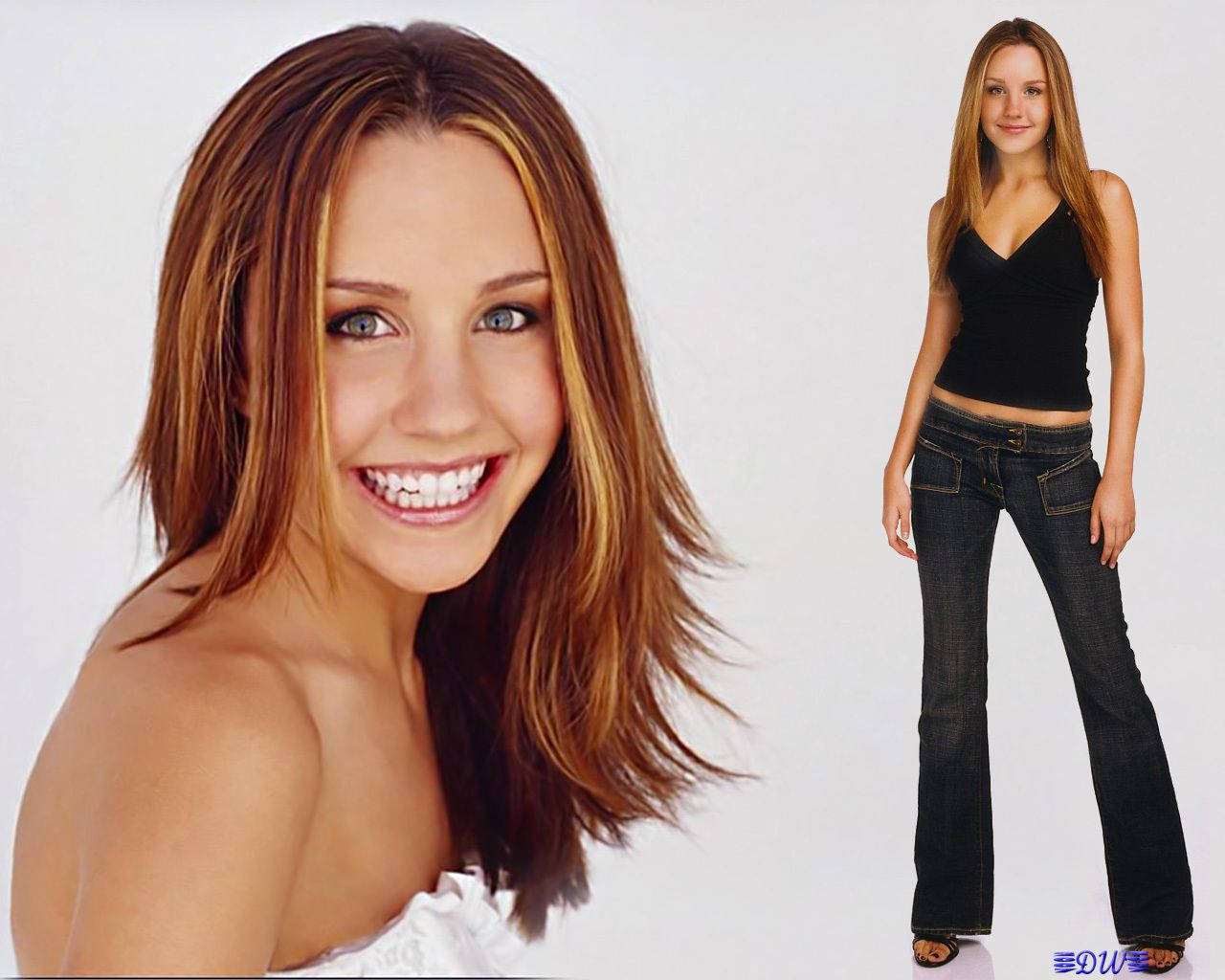 Amanda Bynes Two Versions Background