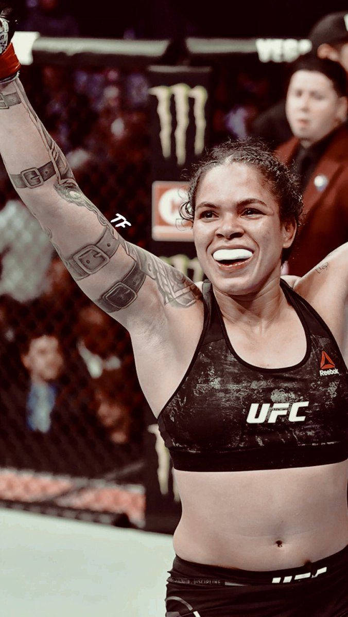 Amanda Nunes Celebrating Background