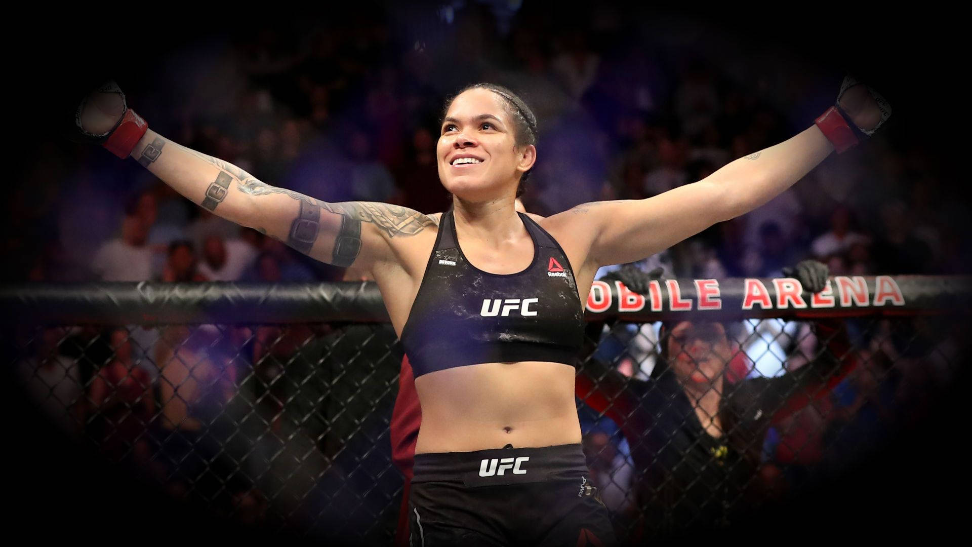 Amanda Nunes Focused Background