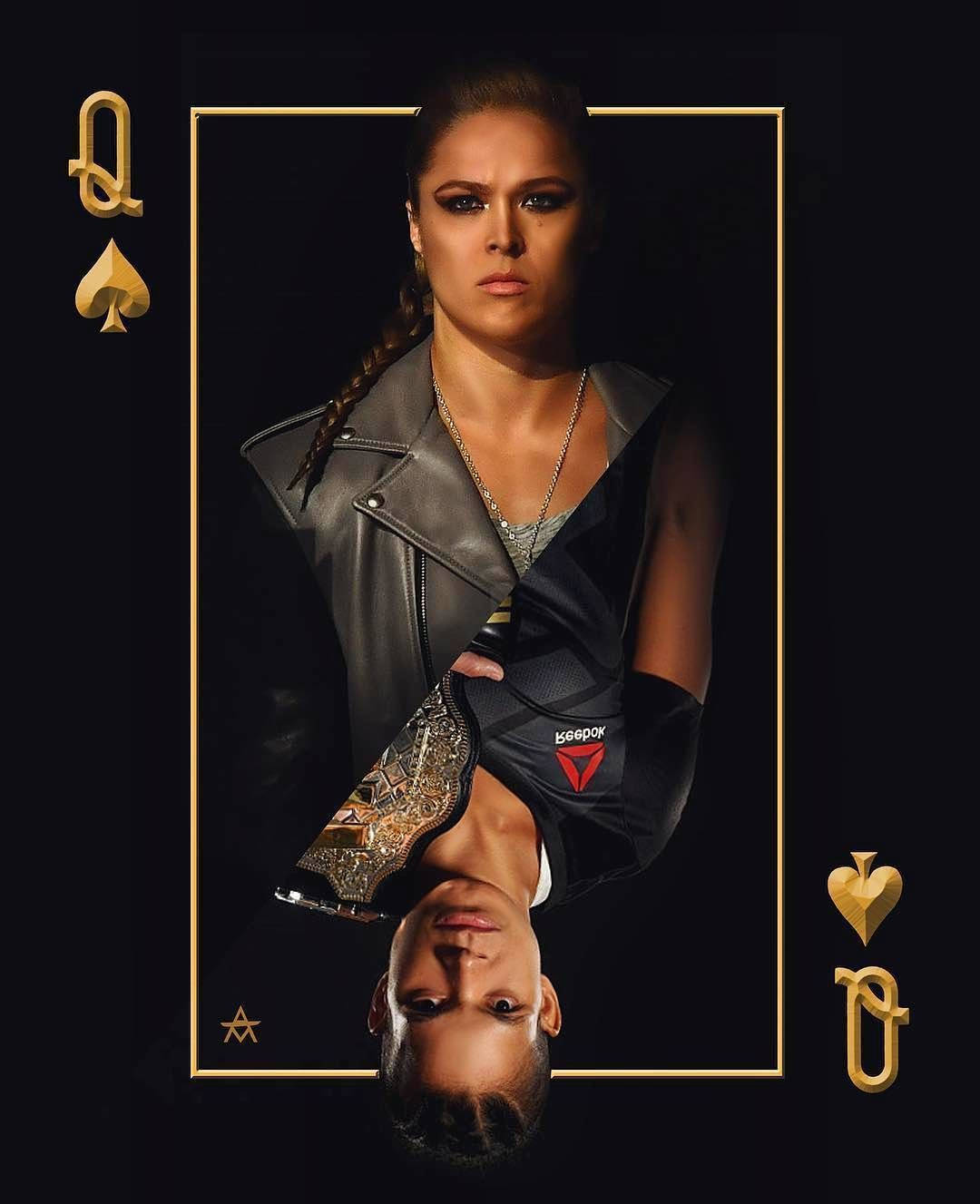 Amanda Nunes Queen Card Background