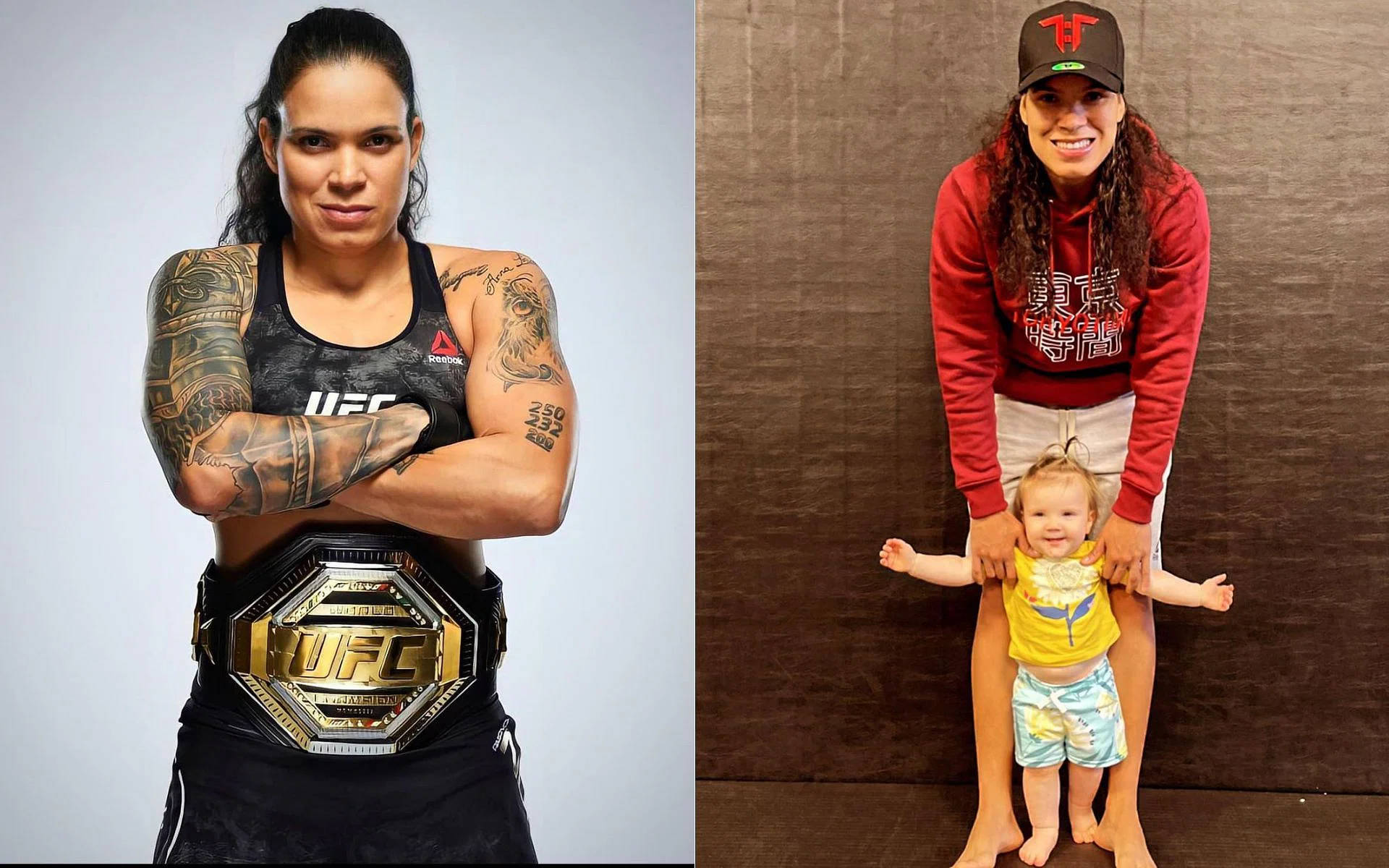 Amanda Nunes Two Sides Background