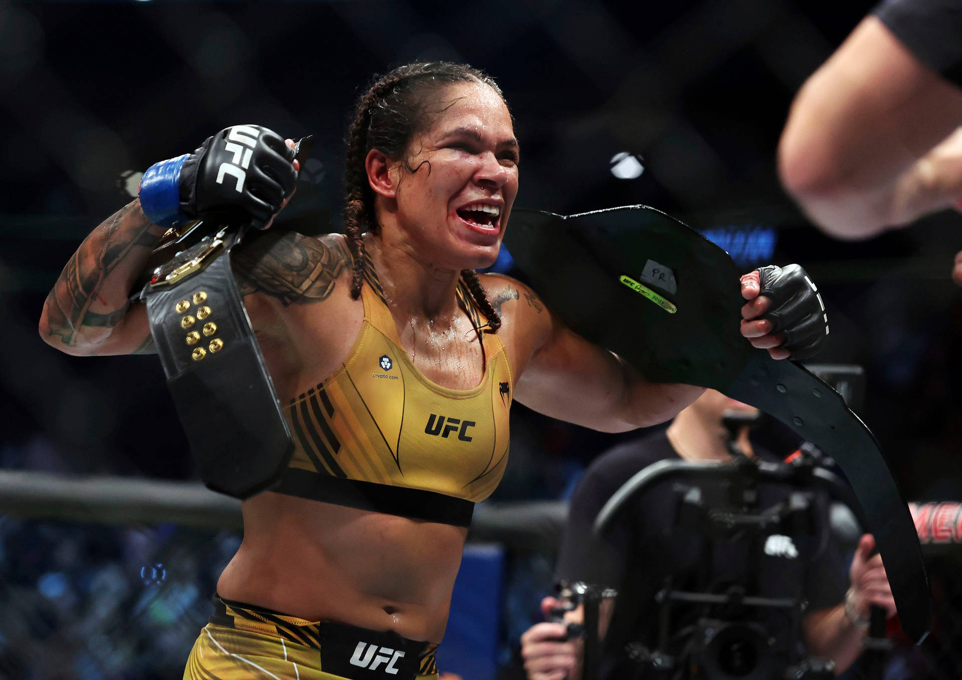 Amanda Nunes Victorious Champion Background