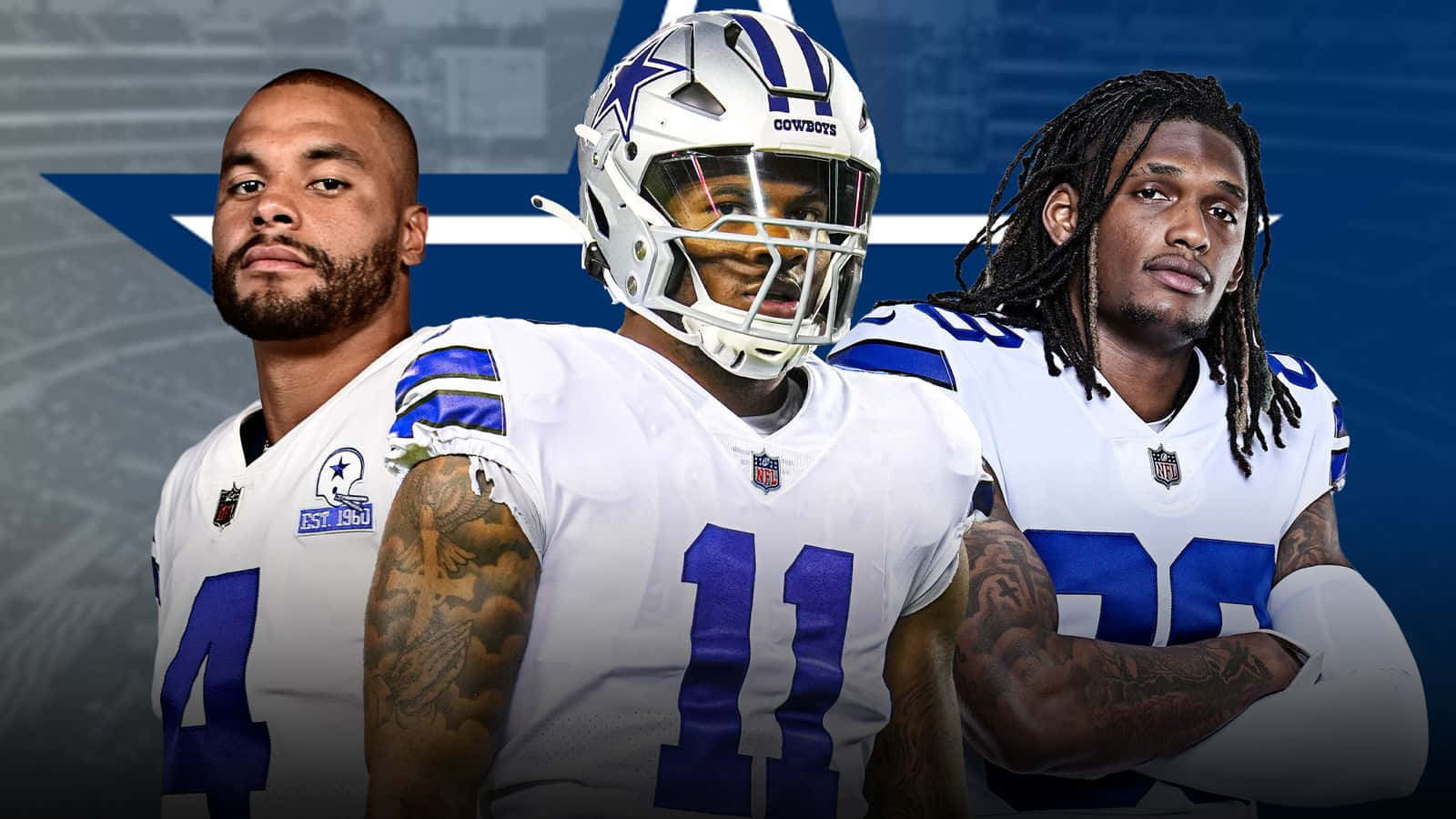 Amari Cooper And Ezekiel Elliott, Dallas Cowboys Players Background