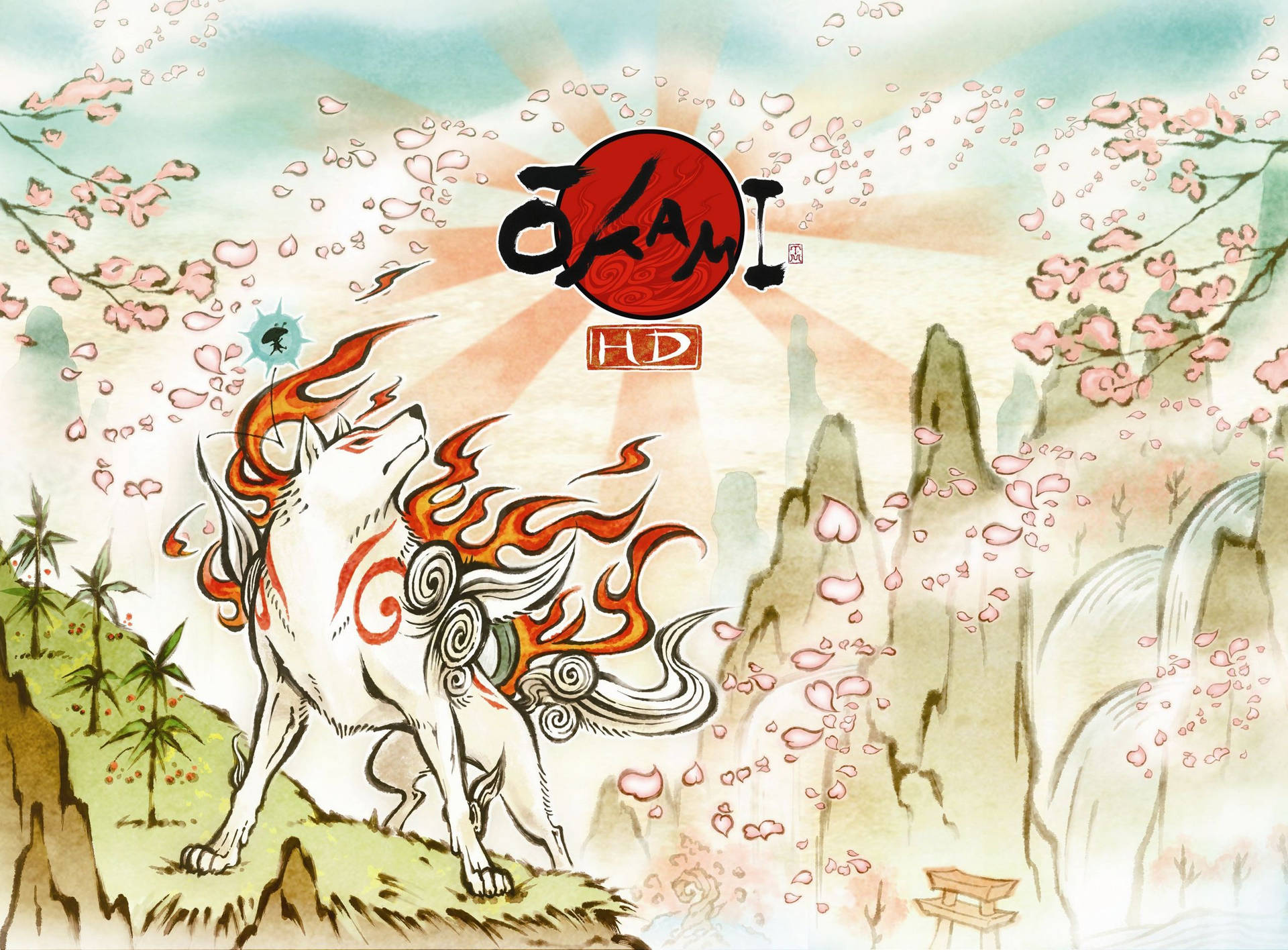 Amaterasu Okami Video Game Background