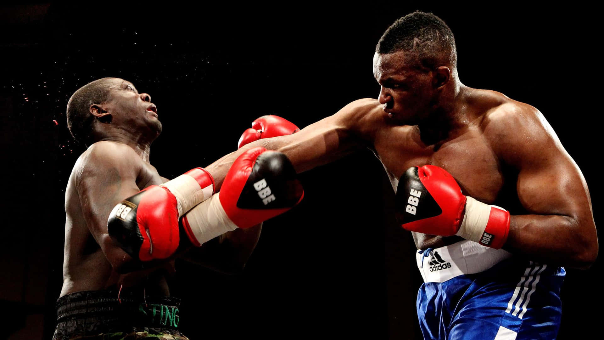 Amateur Boxers During Fight