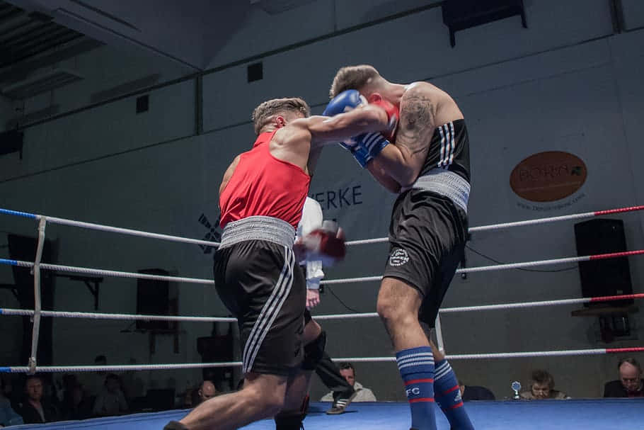 Amateur Boxing Fight Background