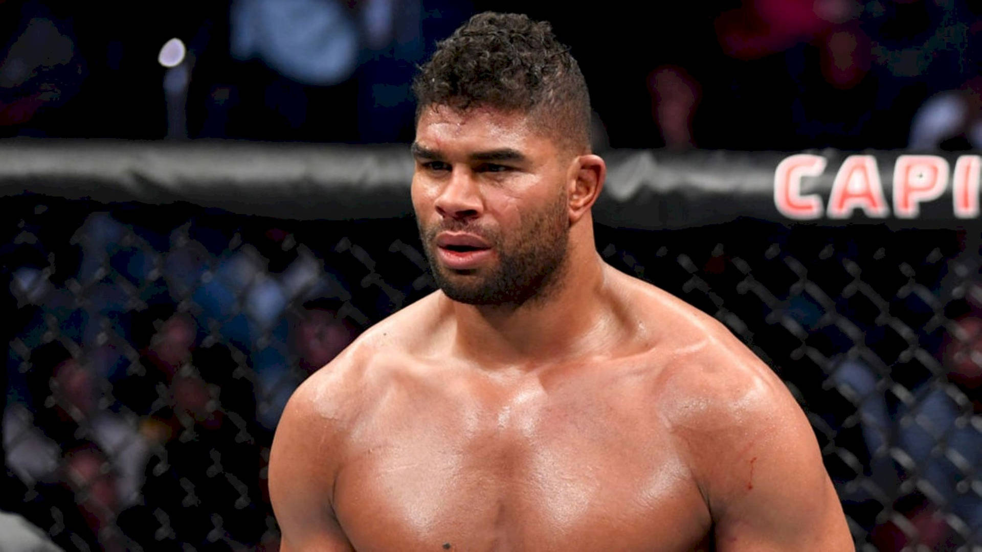 Amazing Alistair Overeem Bust Shot Background