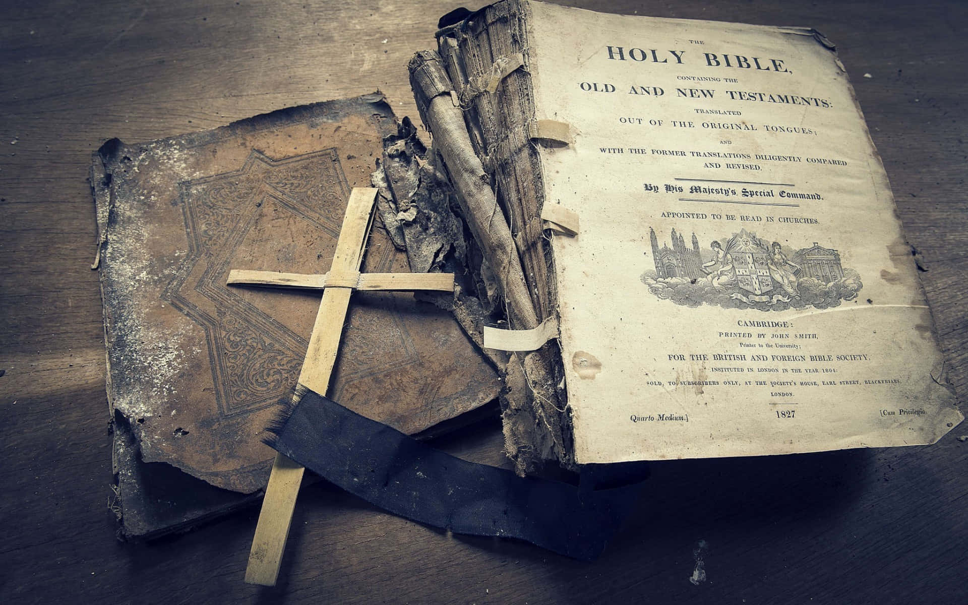 Amazing Antique Holy Bible Background