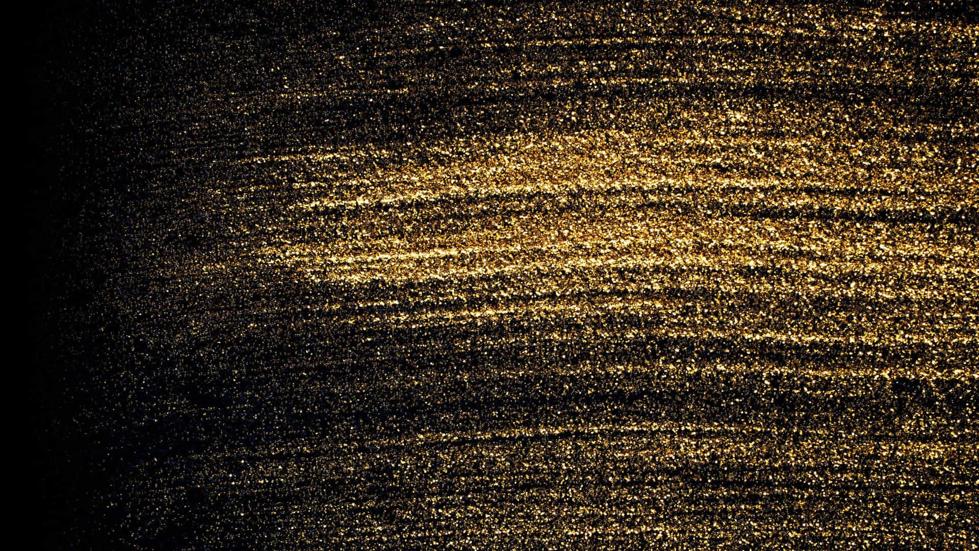 Amazing Black And Gold Glitter Brushed Background