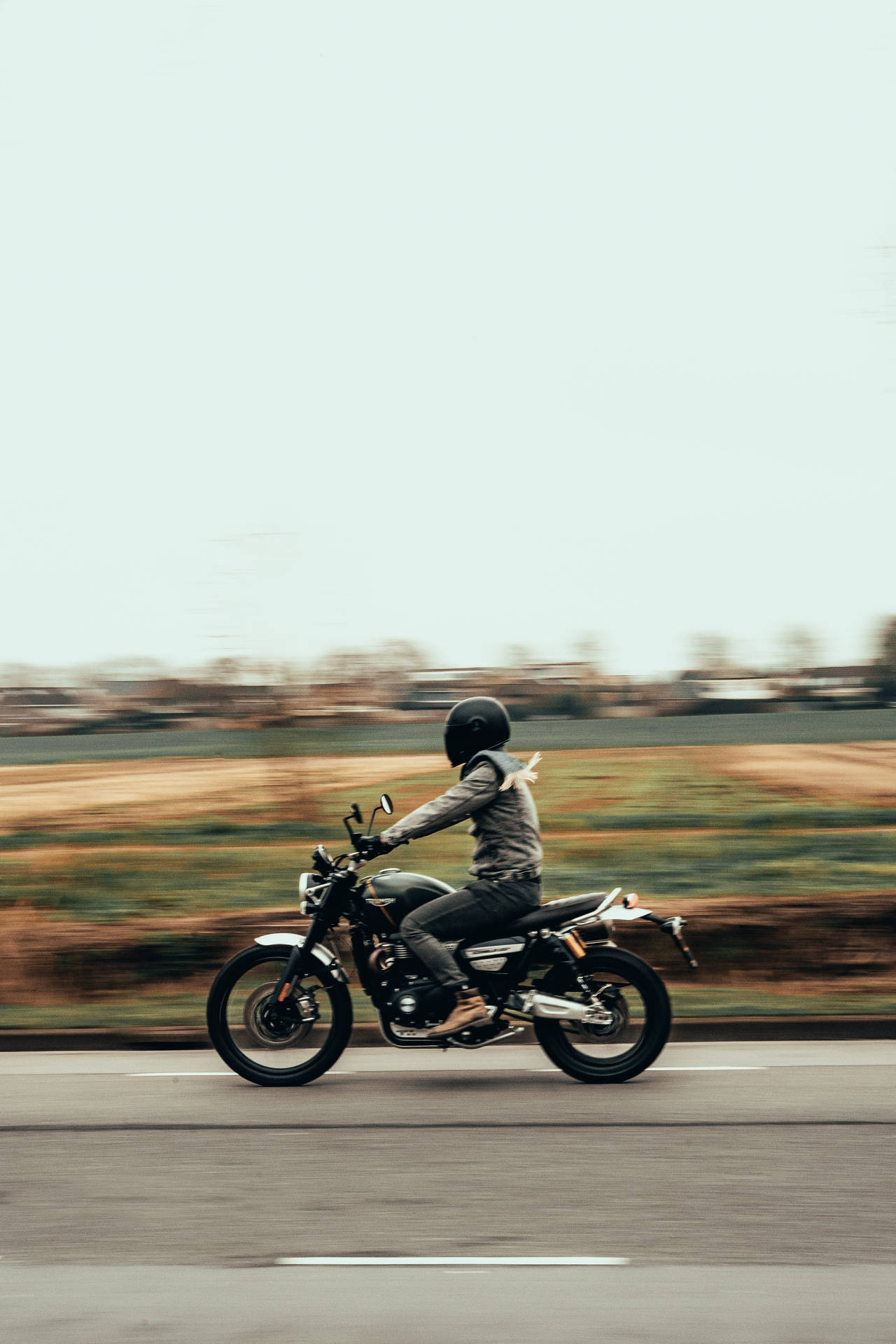 Amazing Black Motorcycle Background