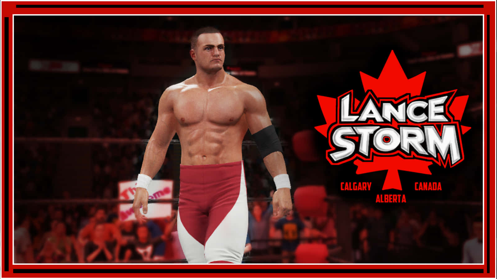 Amazing Canadian Wrestler Lance Storm Digital Poster