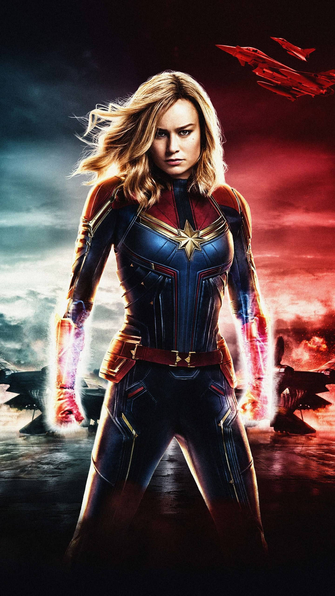 Amazing Captain Marvel Iphone Background