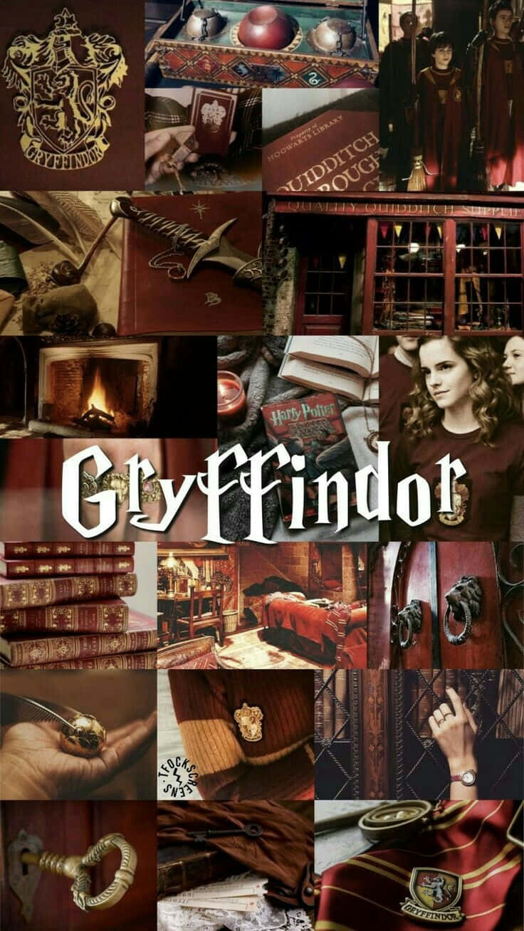Amazing Gryffindor Aesthetic Desktop Theme Background