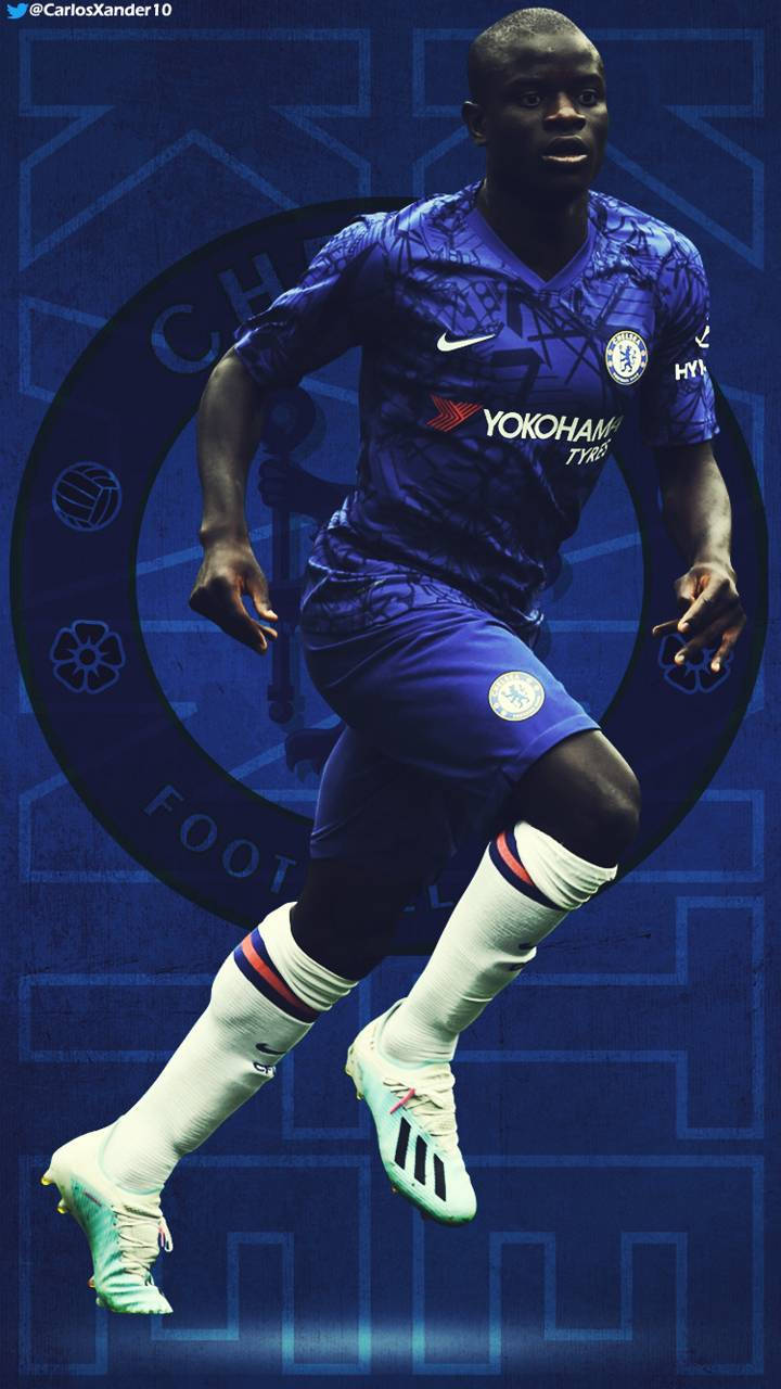 Amazing N'golo Kante Full Body Background