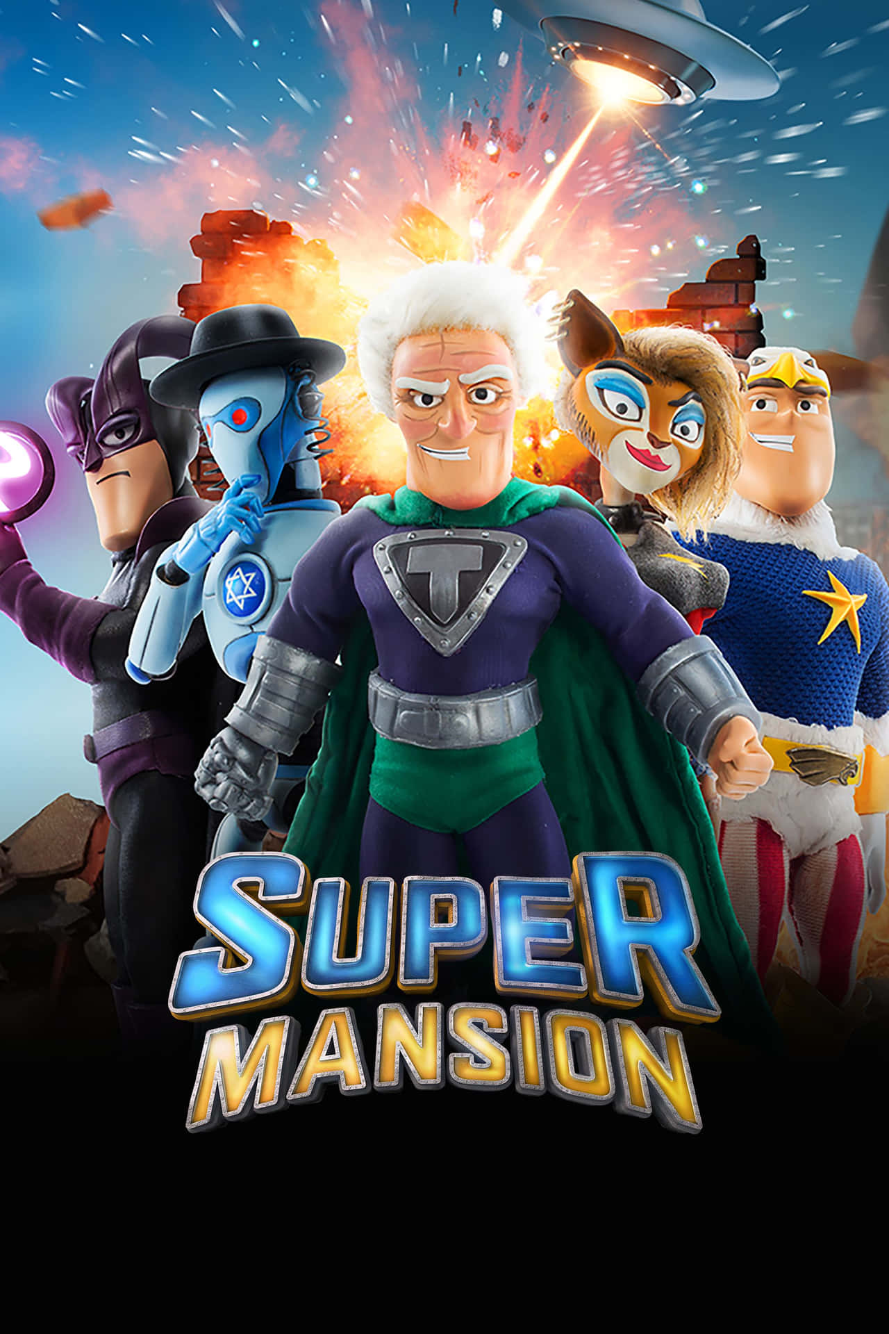 Amazing Poster Of Supermansion Background