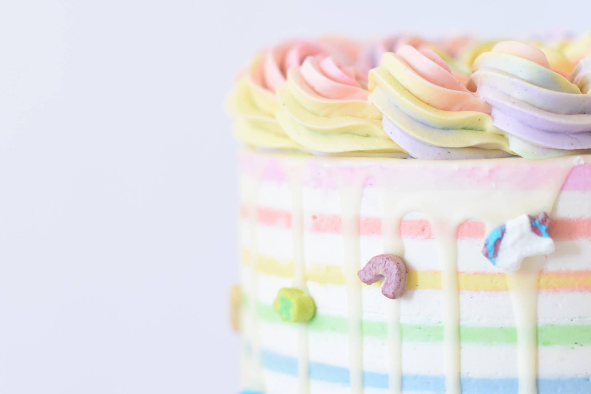 Amazing Rainbow Cake Background