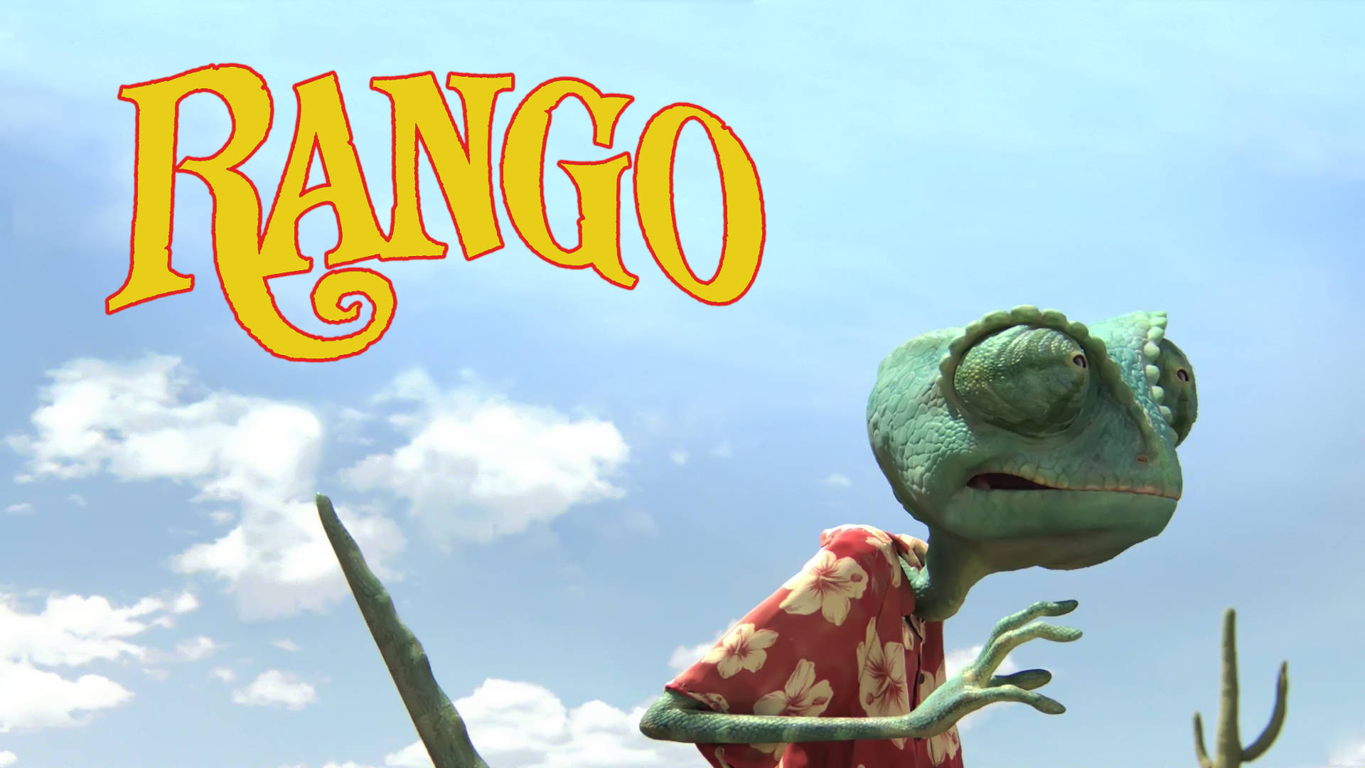 Amazing Rango Poster Background