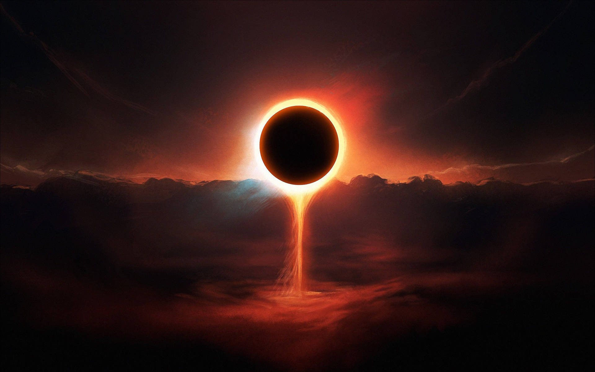 Amazing Sun Eclipse Background