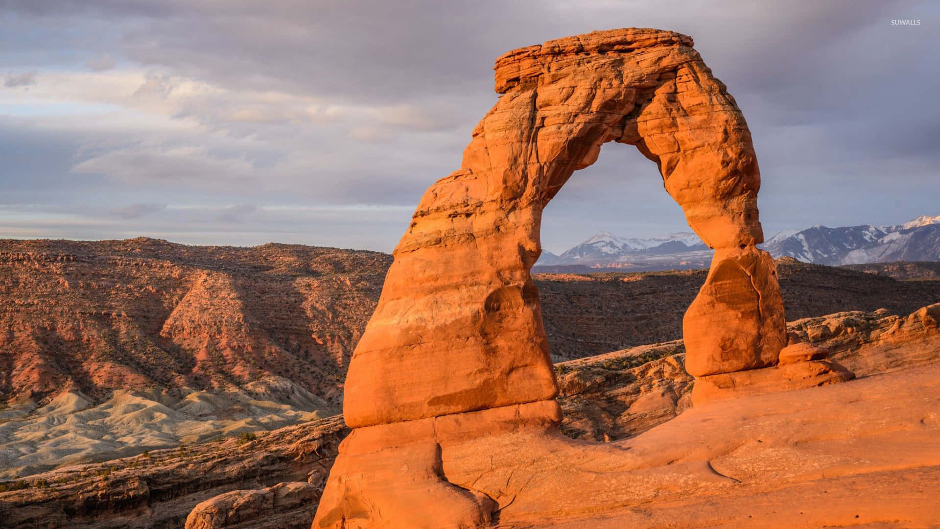 Amazing Sunset At Delicate Arch, Arches National Park