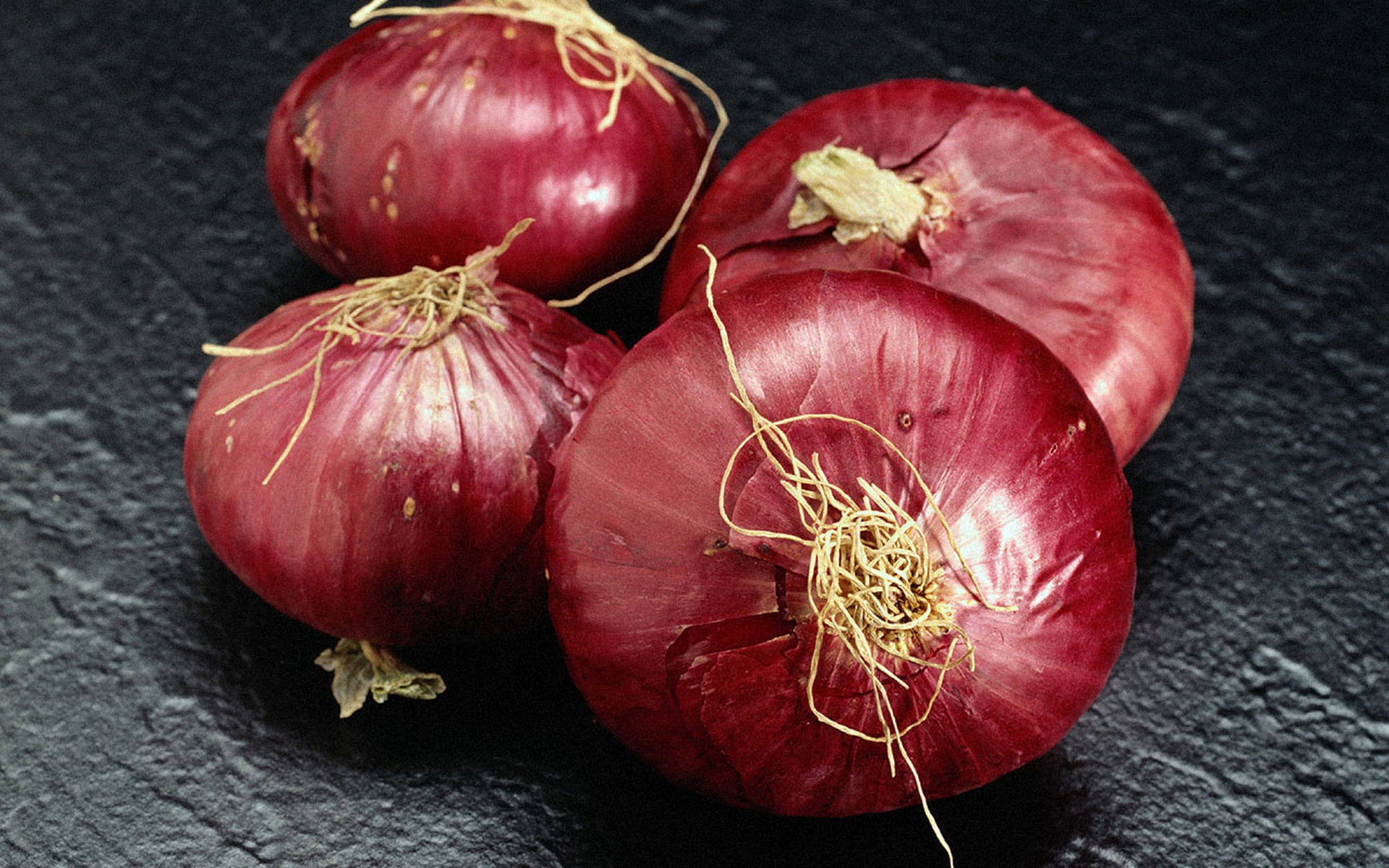 Amazing Tight Shot Of Red Onions