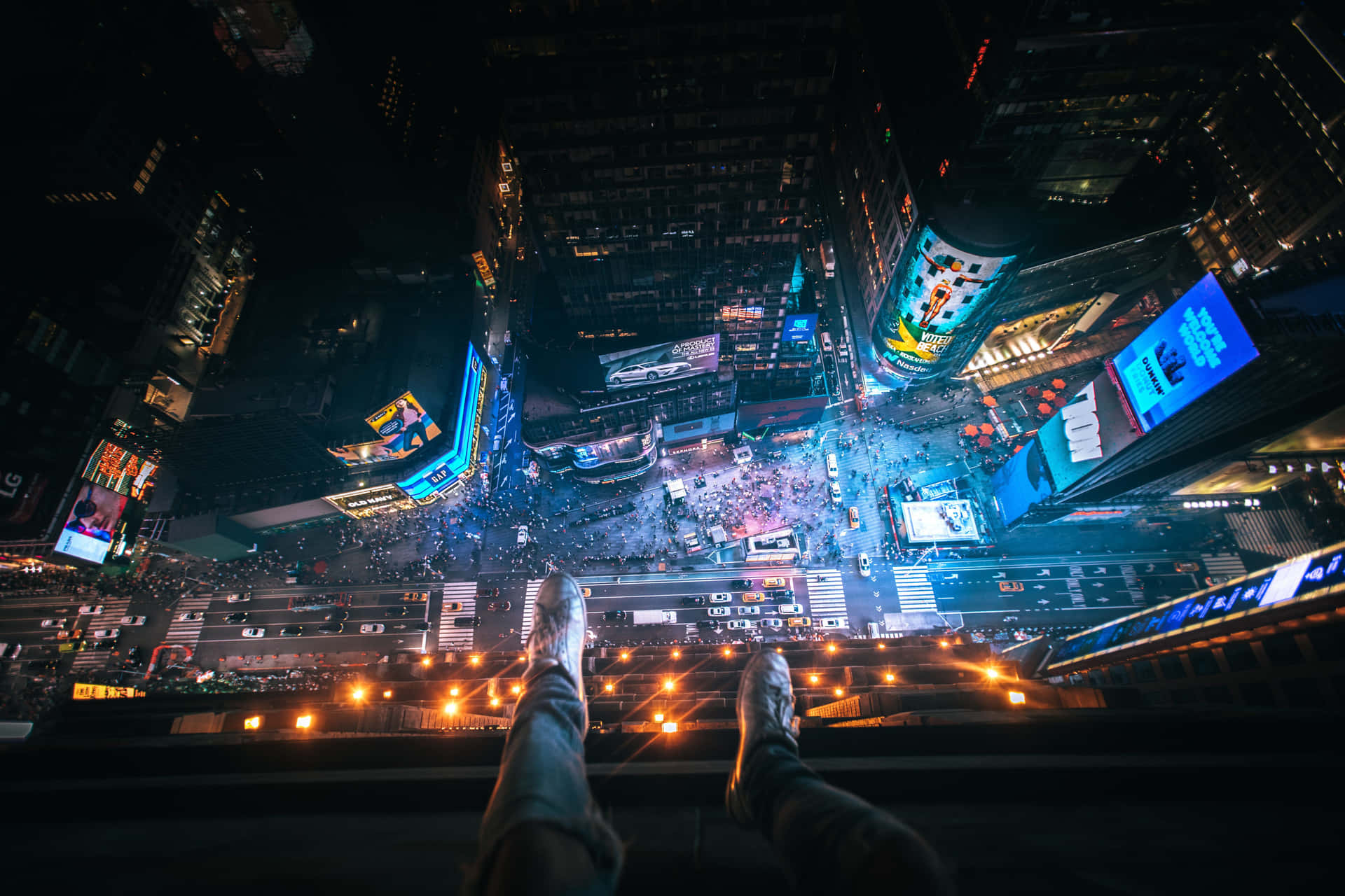 Amazing Times Square View In 4k