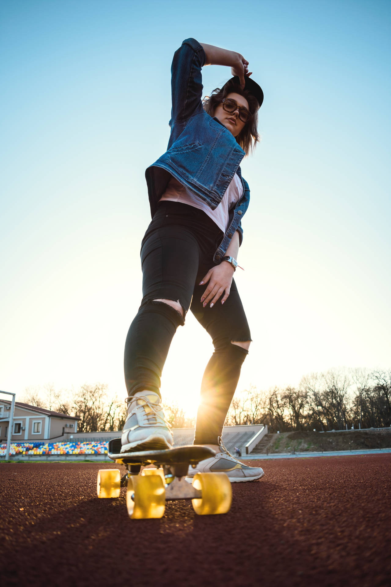 Amazing Tomboy Skater Background