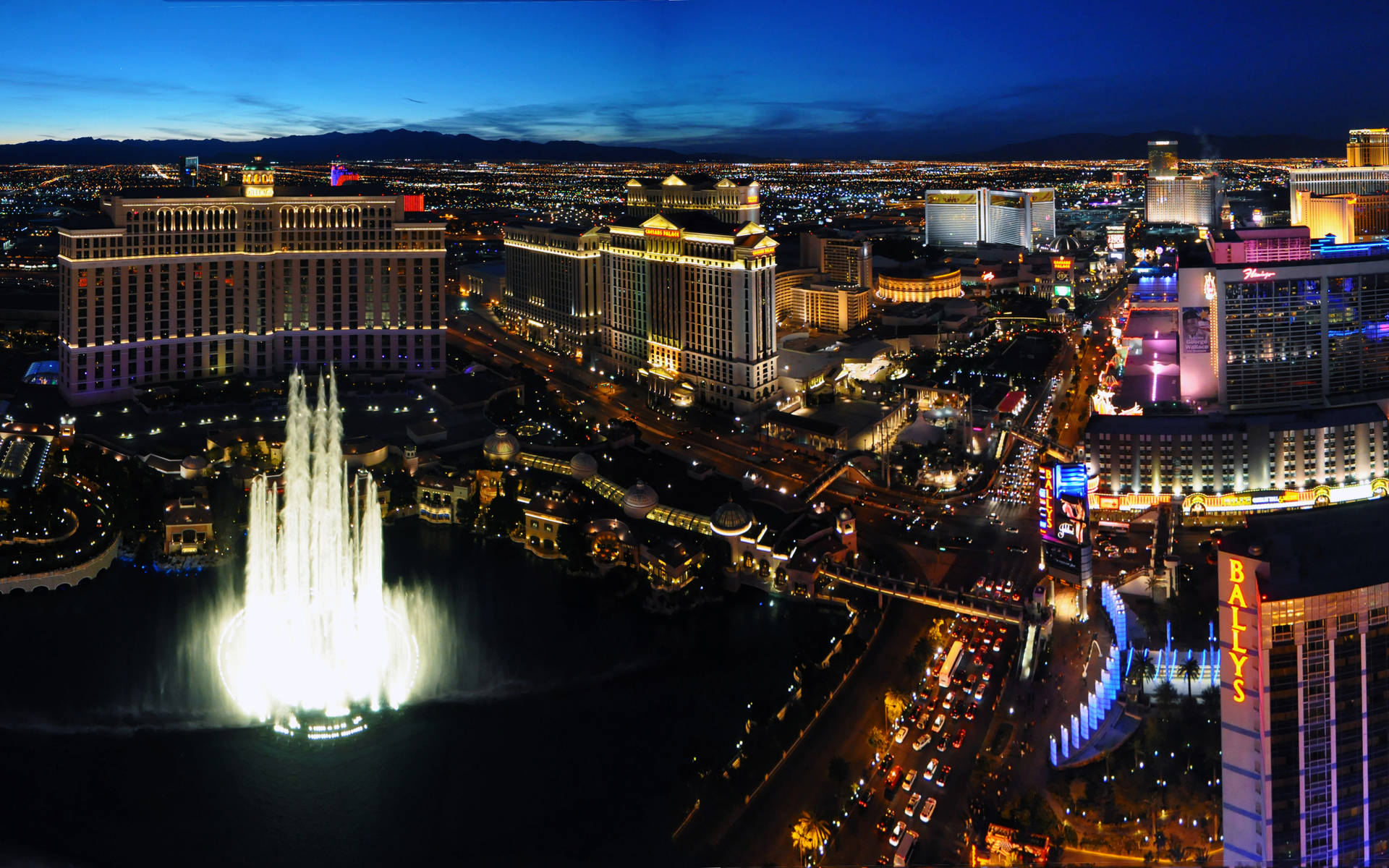 Amazing Vegas 4k Nightscape Background