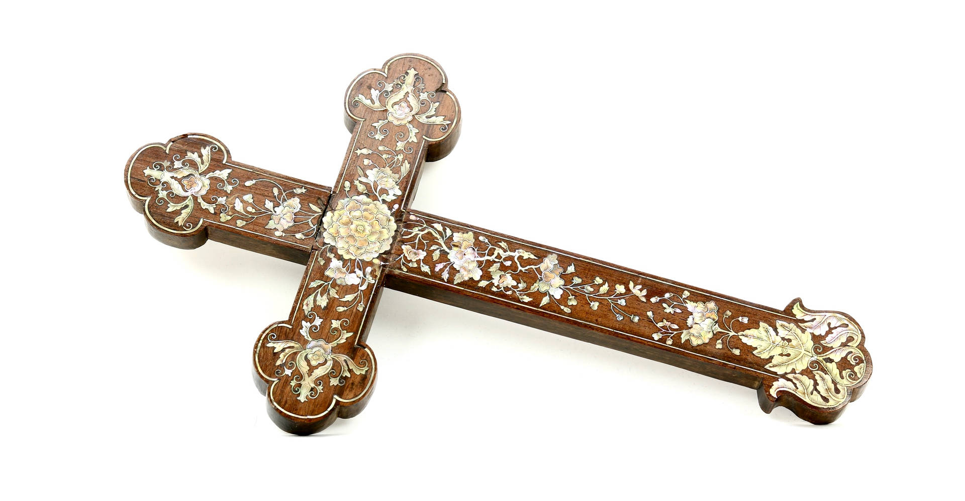 Amazing Wooden Christian Cross Background