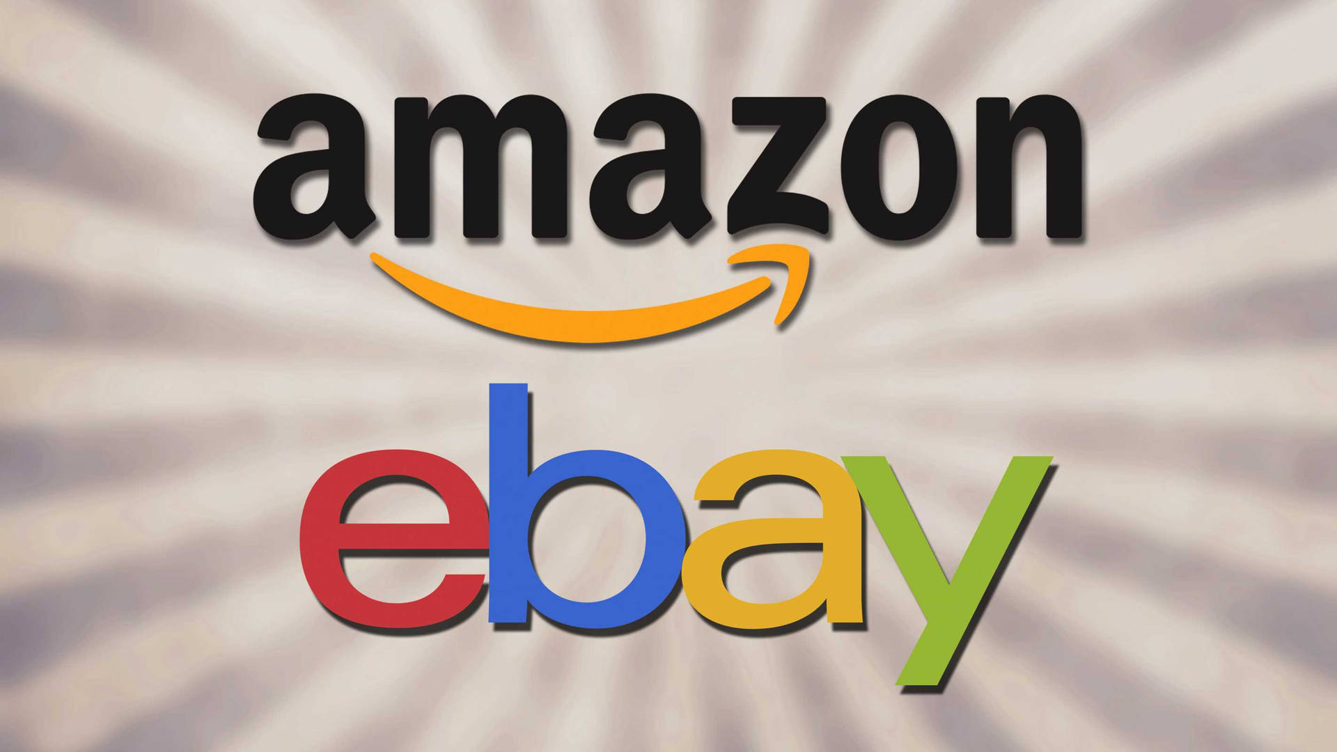 Amazon And Ebay Logos Background