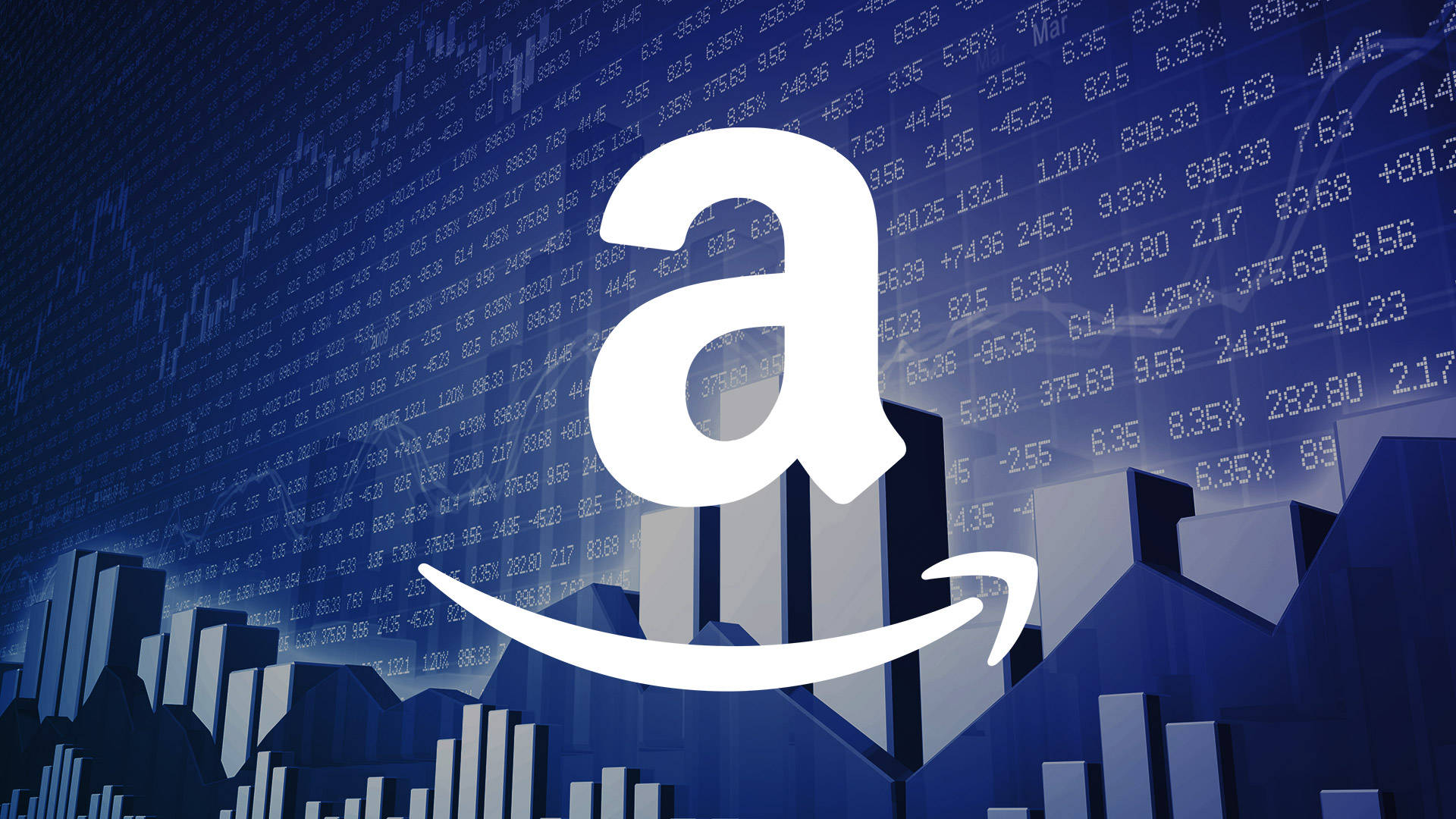 Amazon Stock Market Background