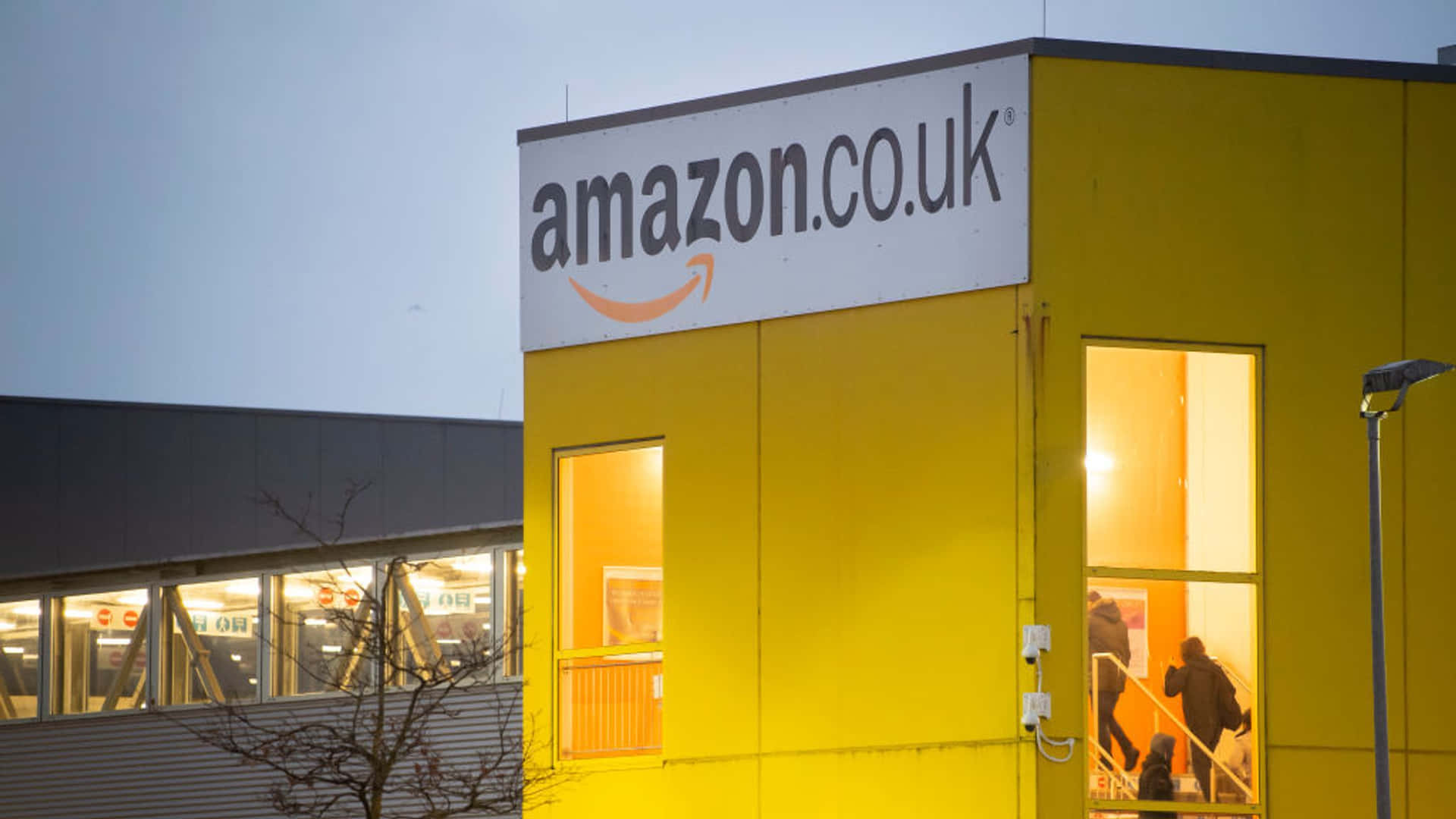 Amazon Uk Yellow Building