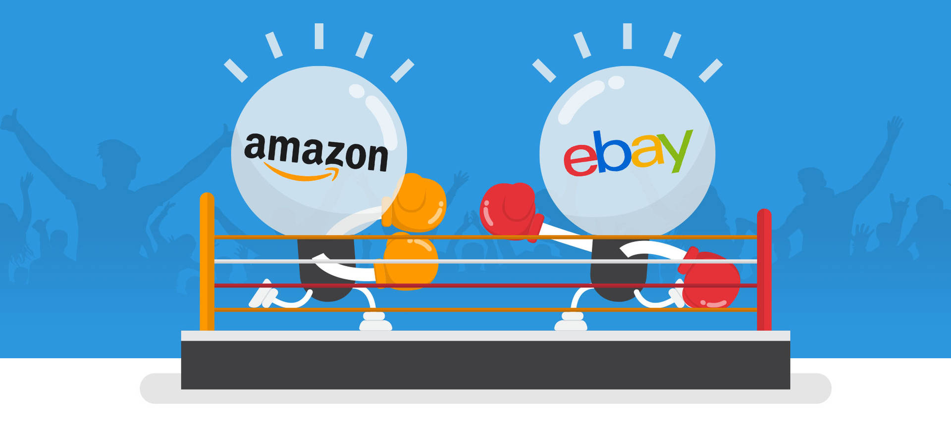 Amazon Vs Ebay Background
