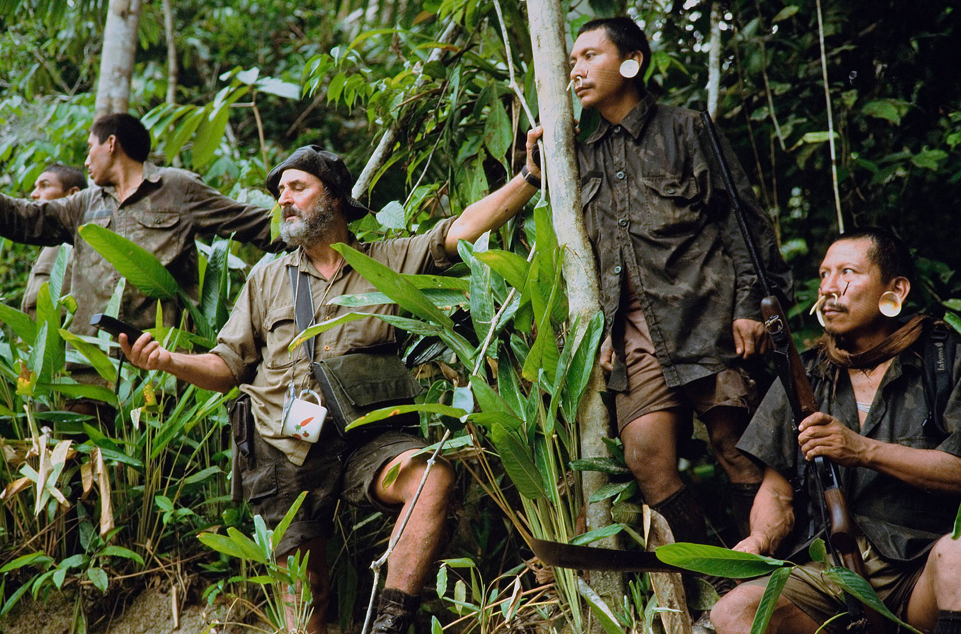 Amazonas Brazil Mountain Hunters Background