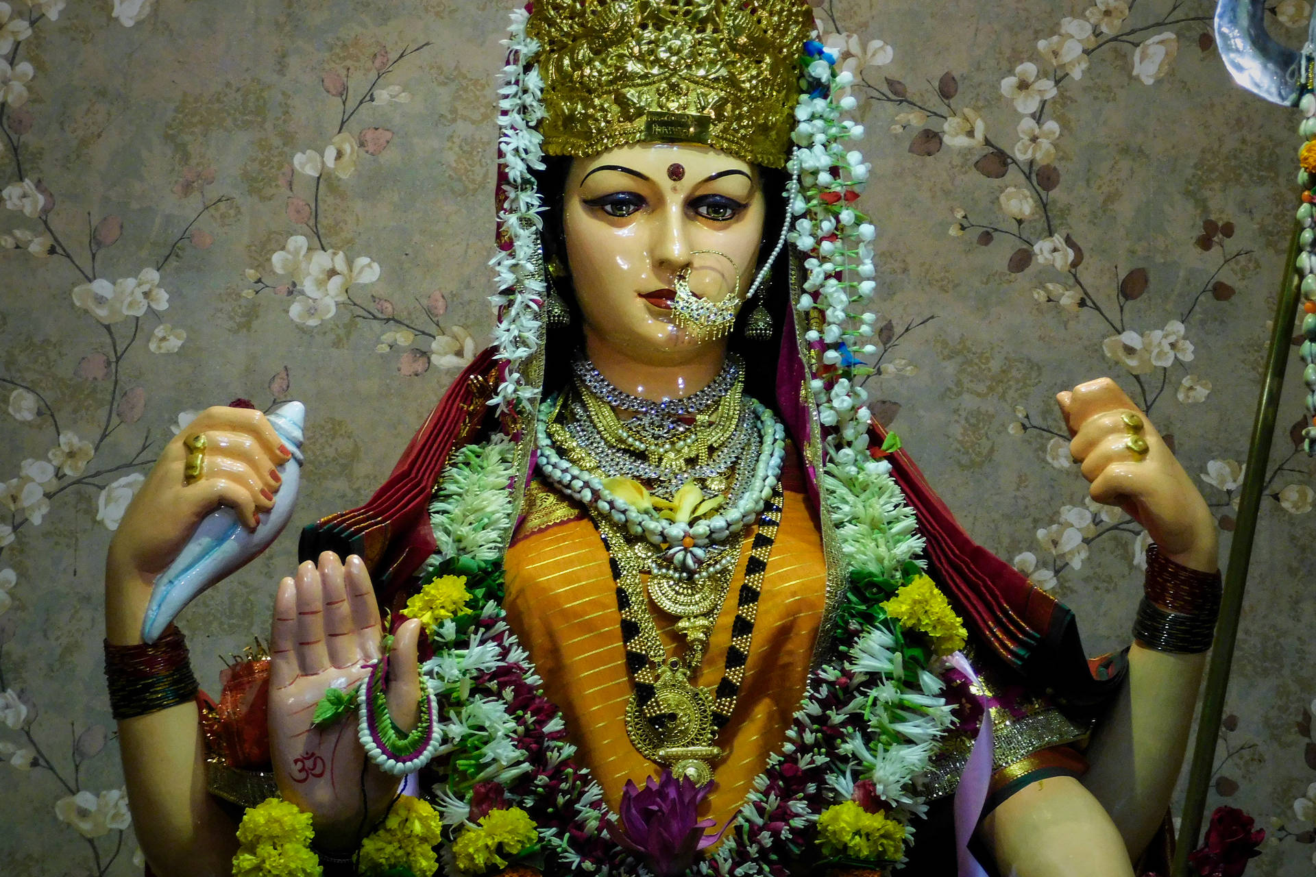 Ambe Maa Goddess Navratri Background
