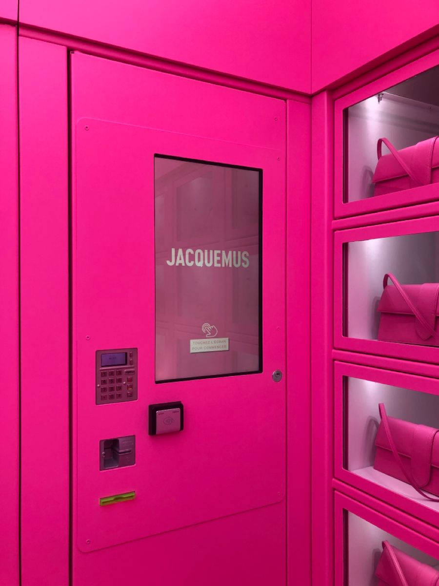 Ambiance Pink At Jaquemus Store Background