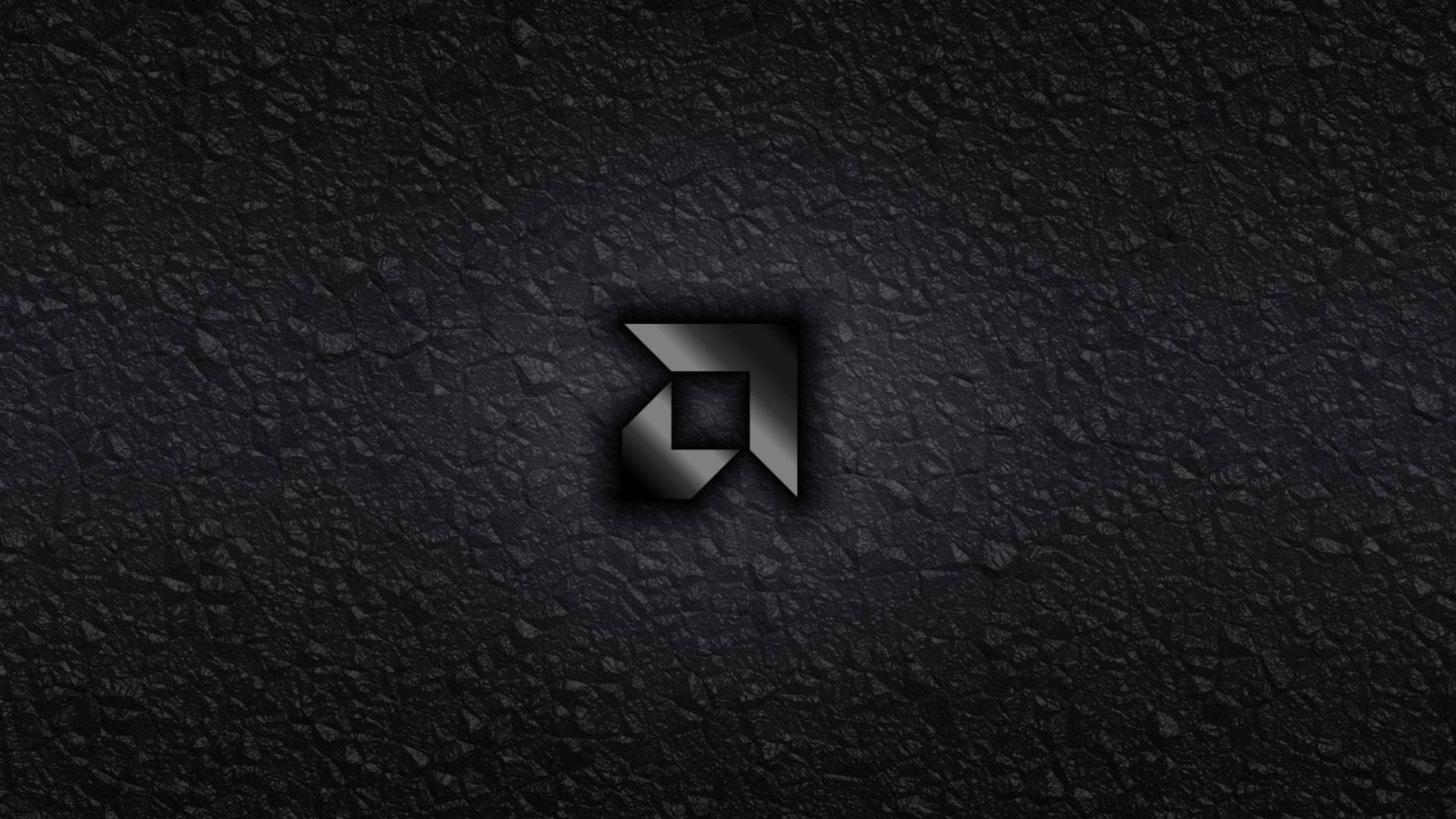 Amd Logo Greyscale Illustration