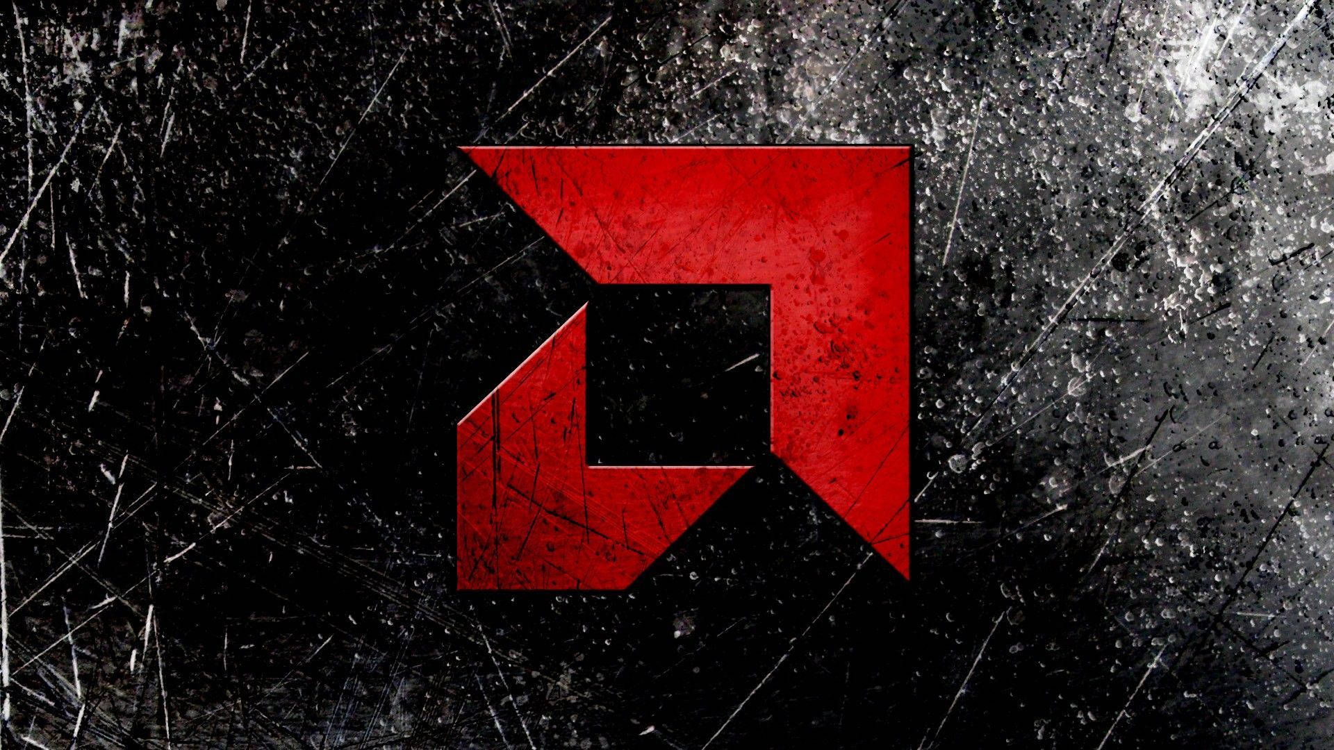 Amd Logo Grunge Design Background