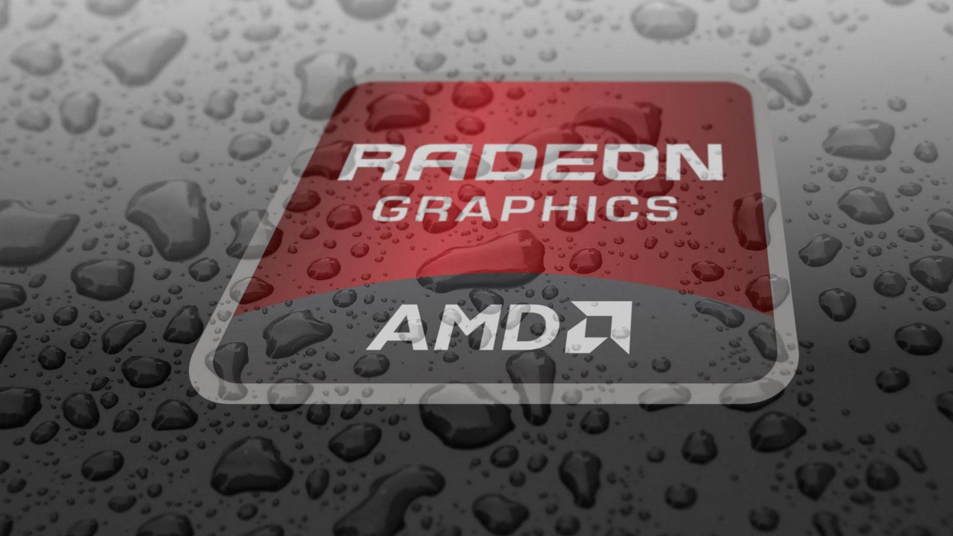 Amd Radeon Graphics Droplets Background