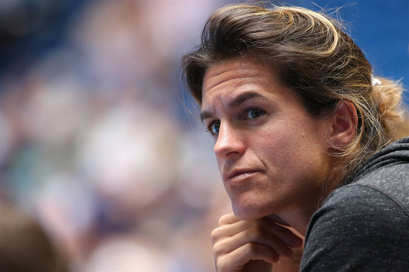 Amélie Mauresmo Overlooking Match