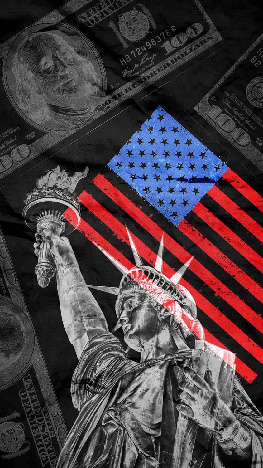 America Iphone Cool Graphic Design Background