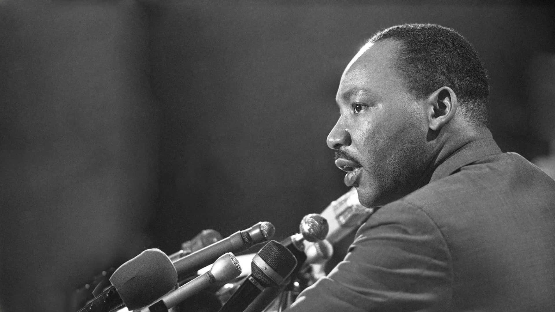 American Activist Martin Luther King Background