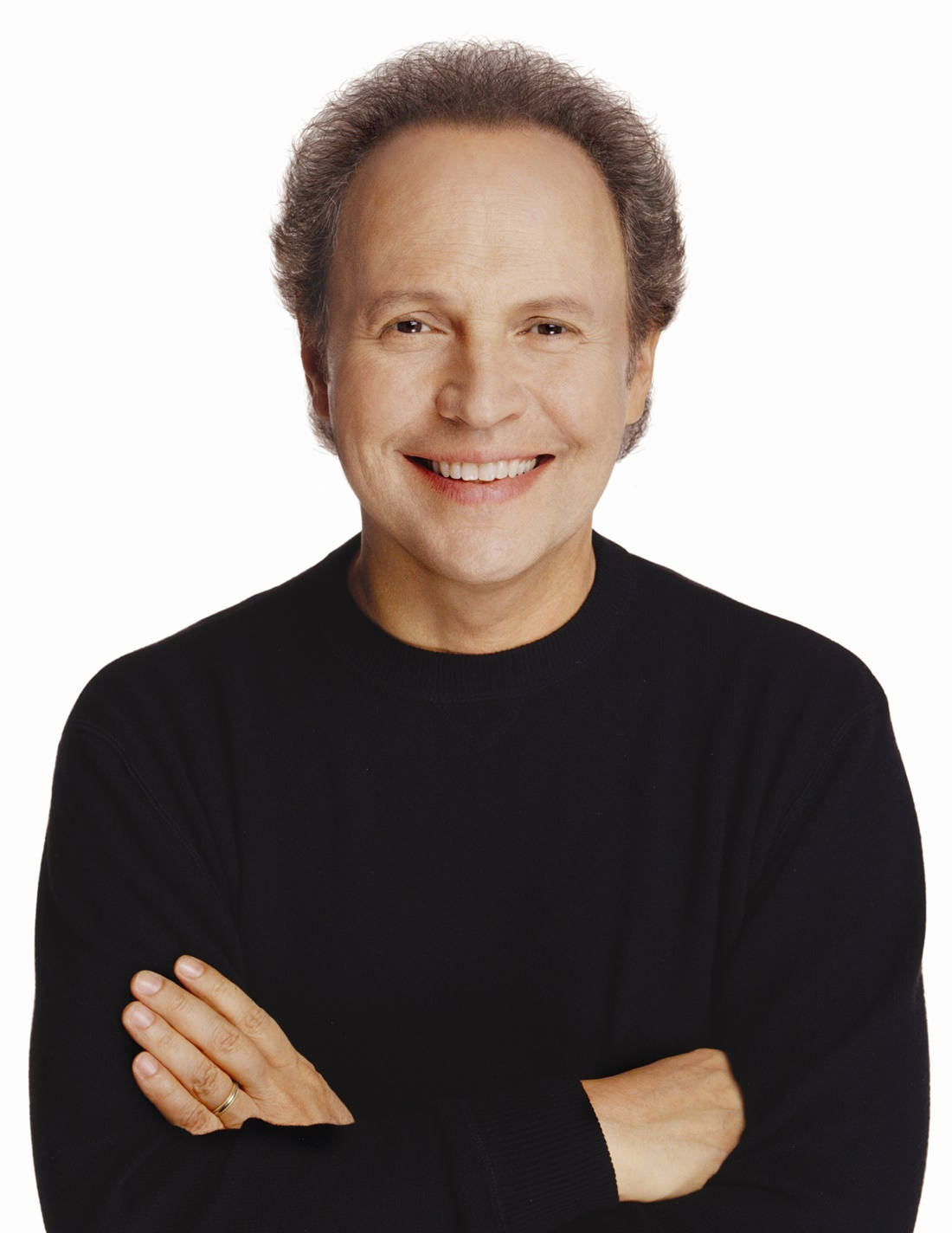 American Actor Billy Crystal Crossed Arms Portrait Background