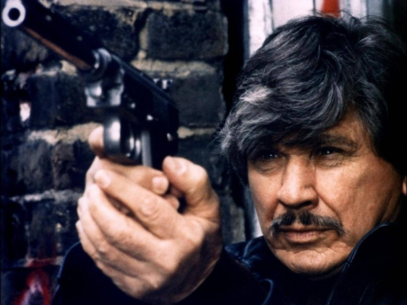 American Actor Charles Bronson In The Death Wish 1974 Background