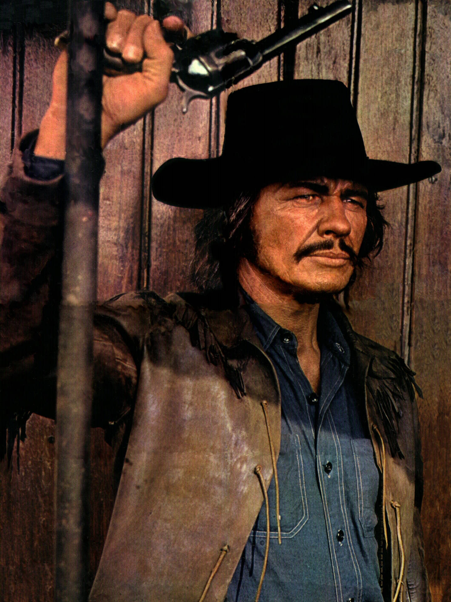 American Actor Charles Bronson In The Red Sun 1971 Background